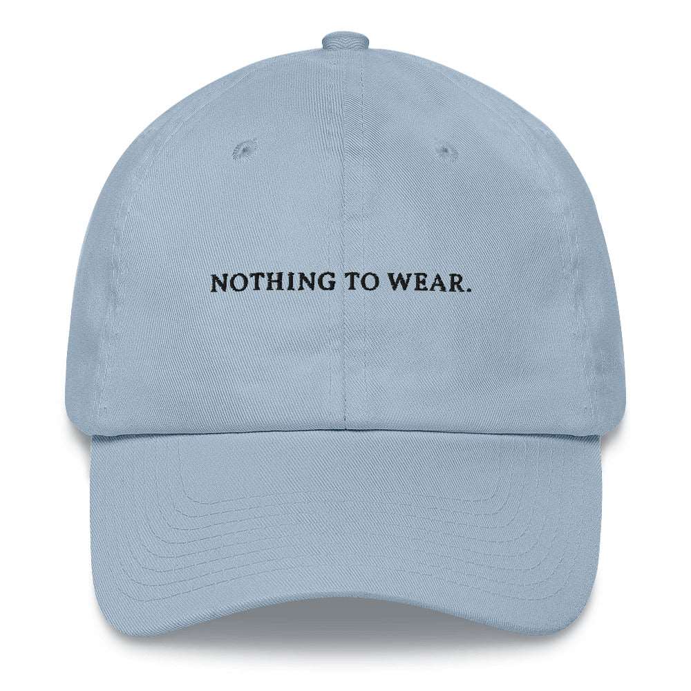 Nothing to wear - Embroidered Cap - The Refined Spirit