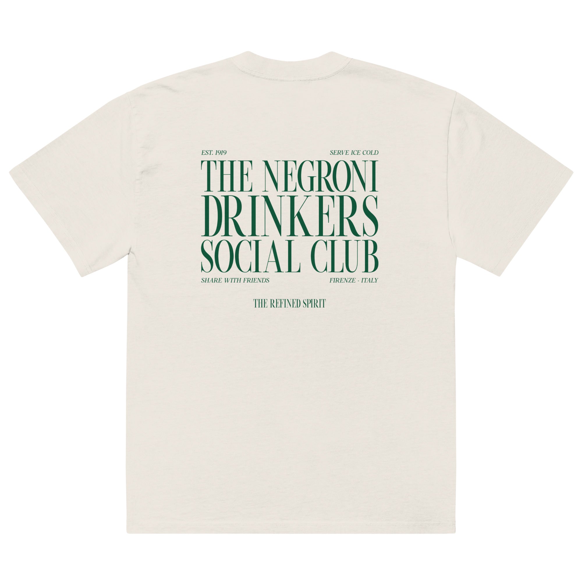 The Negroni Drinkers Social Club - Oversized T-shirt