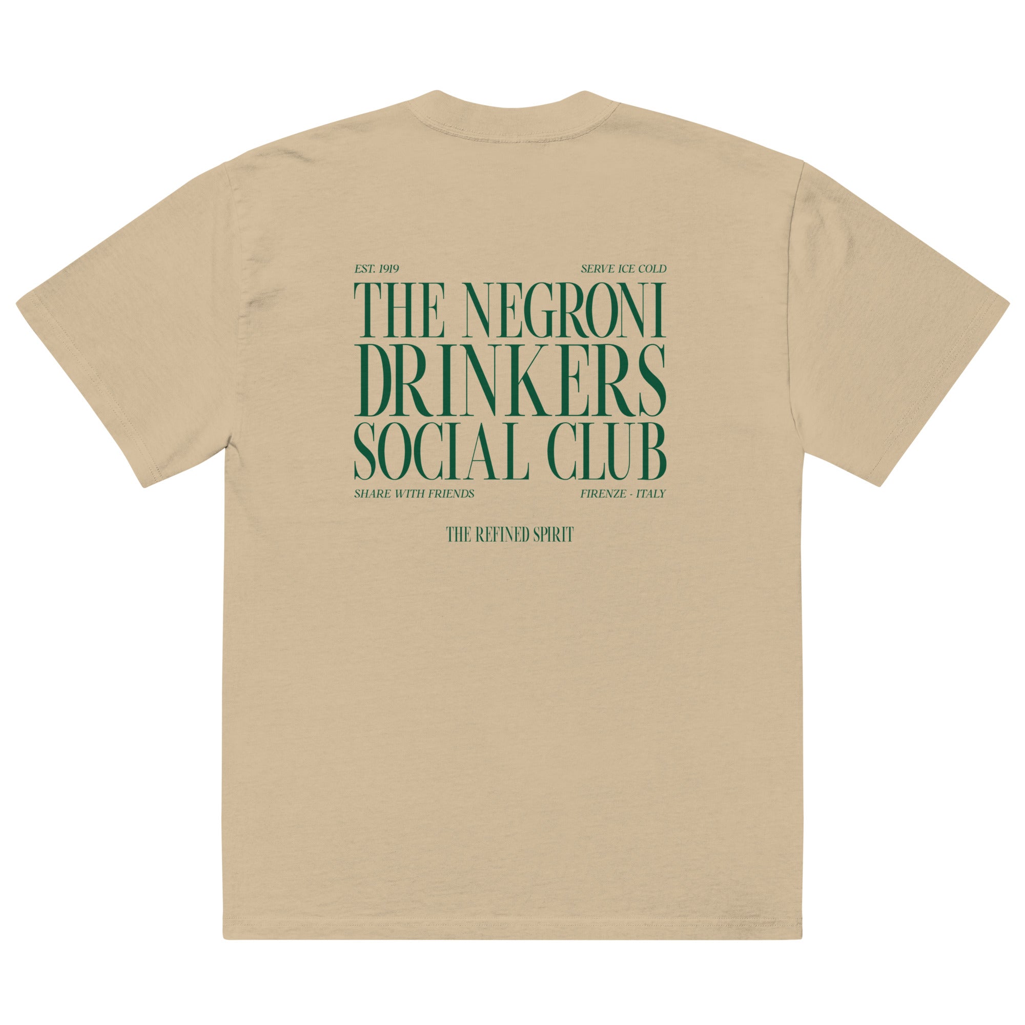 The Negroni Drinkers Social Club - Oversized T-shirt