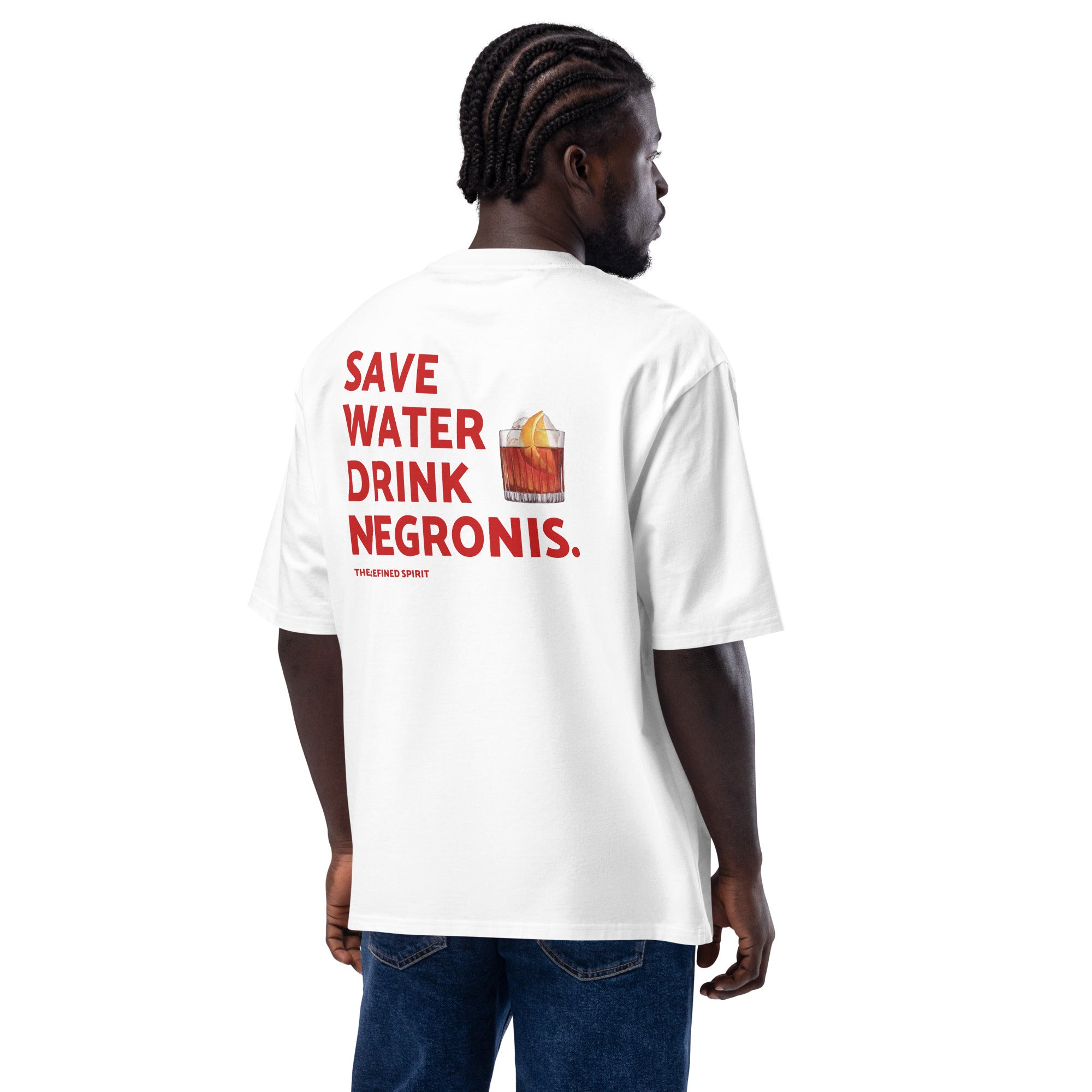 Save Water Drink Negronis - Oversized Heavyweight T-shirt