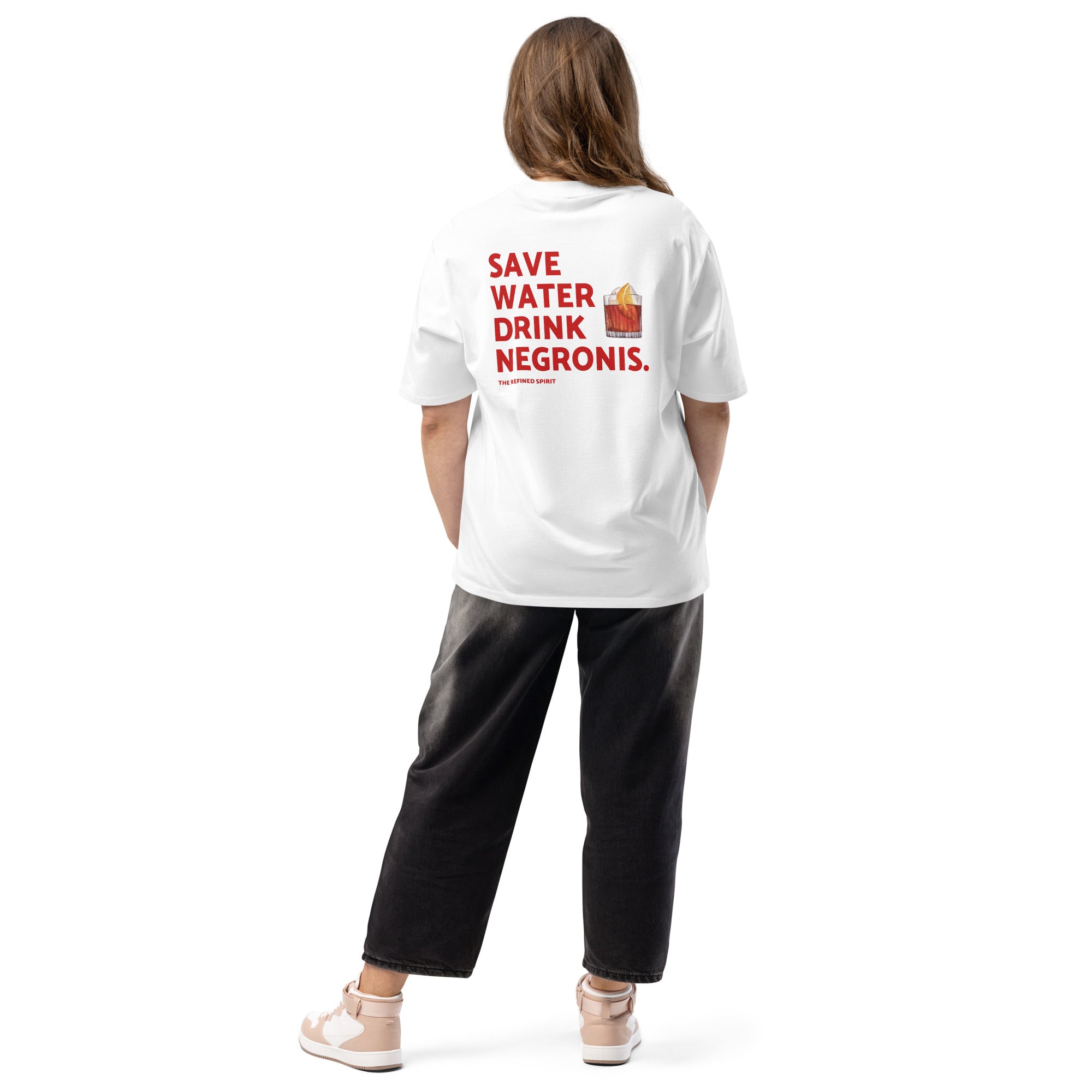 Save Water Drink Negronis - Oversized Heavyweight T-shirt