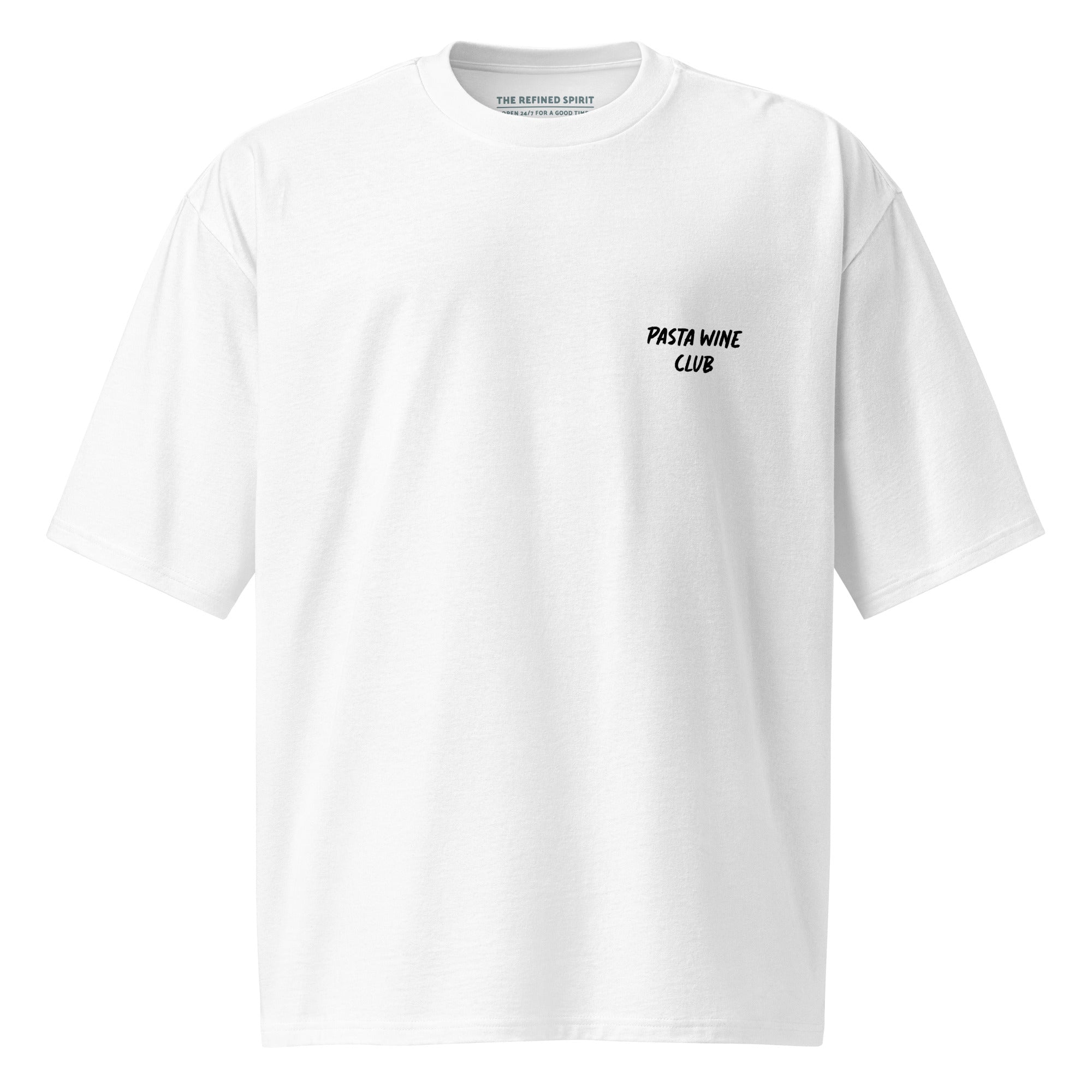 Pasta Wine Club - Oversized Heavyweight T-shirt