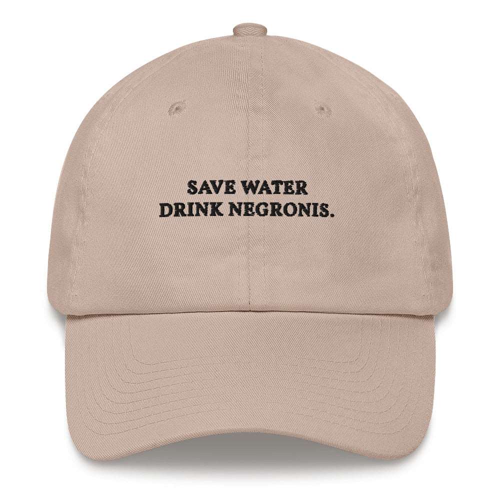 Save water drink negronis Cap - The Refined Spirit