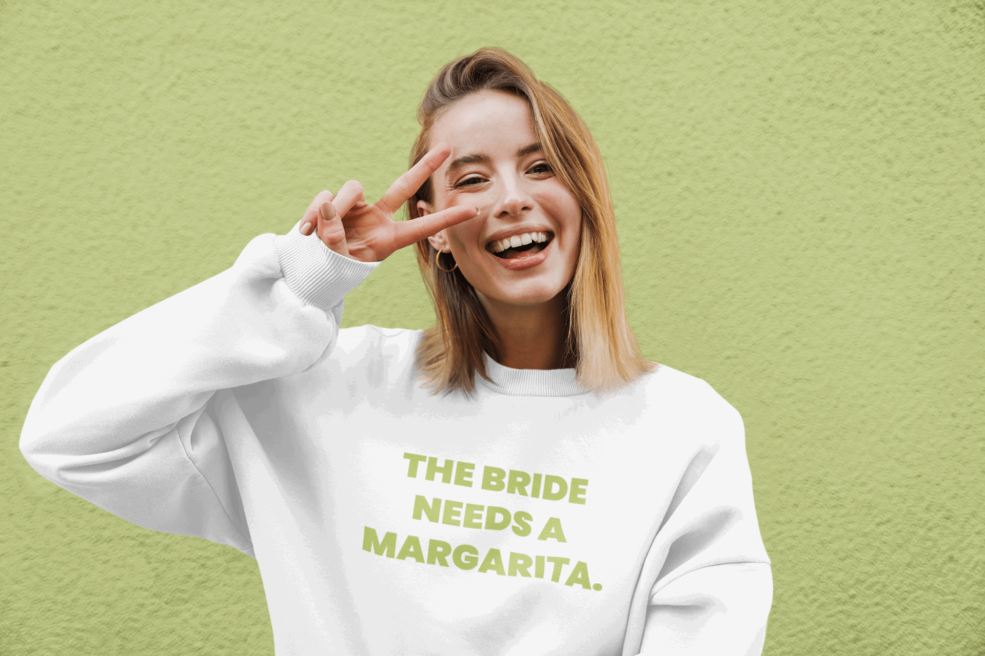 The Bride needs a Margarita - Organic Sweatshirt - The Refined Spirit