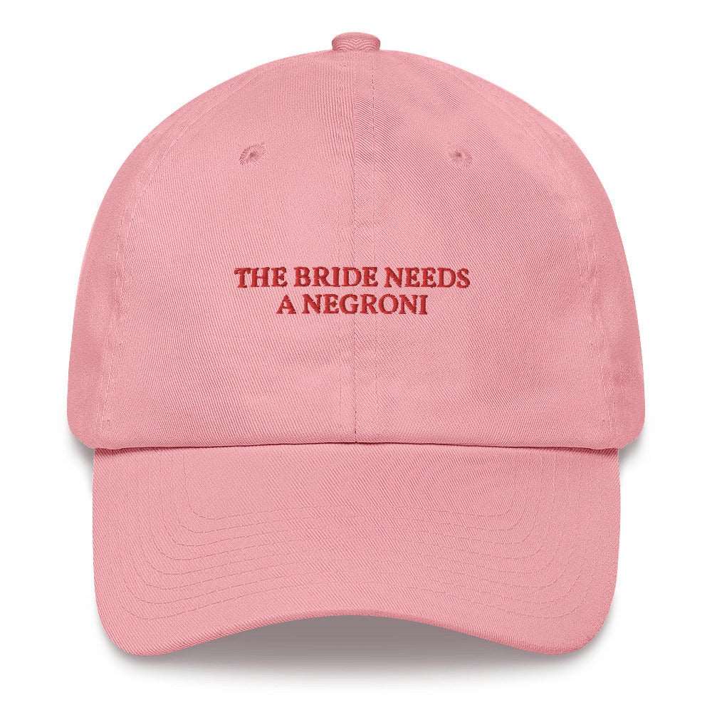 The Bride needs a Negroni - Baseball Cap - The Refined Spirit
