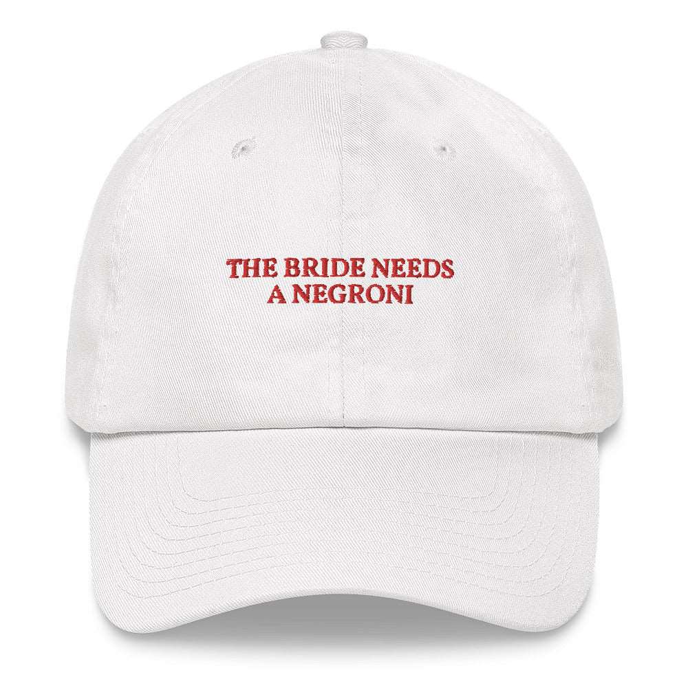 The Bride needs a Negroni - Baseball Cap - The Refined Spirit