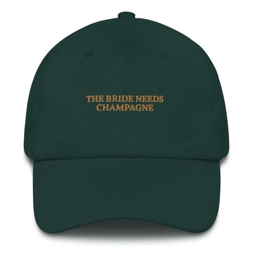 The Bride needs Champagne - Baseball Cap - The Refined Spirit