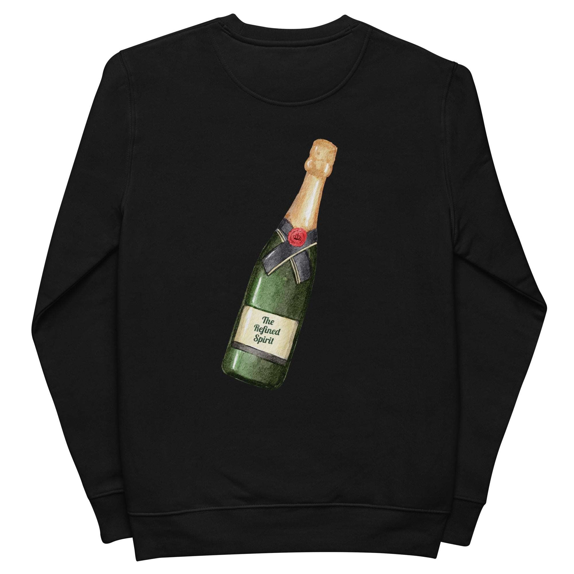 The Champagne Club - Organic Embroidered Sweatshirt - The Refined Spirit