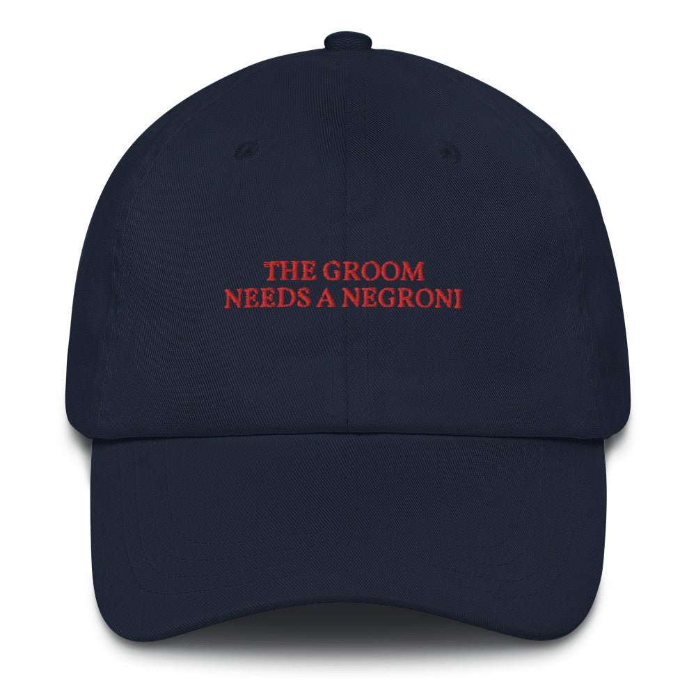 The Groom needs a Negroni Cap - The Refined Spirit