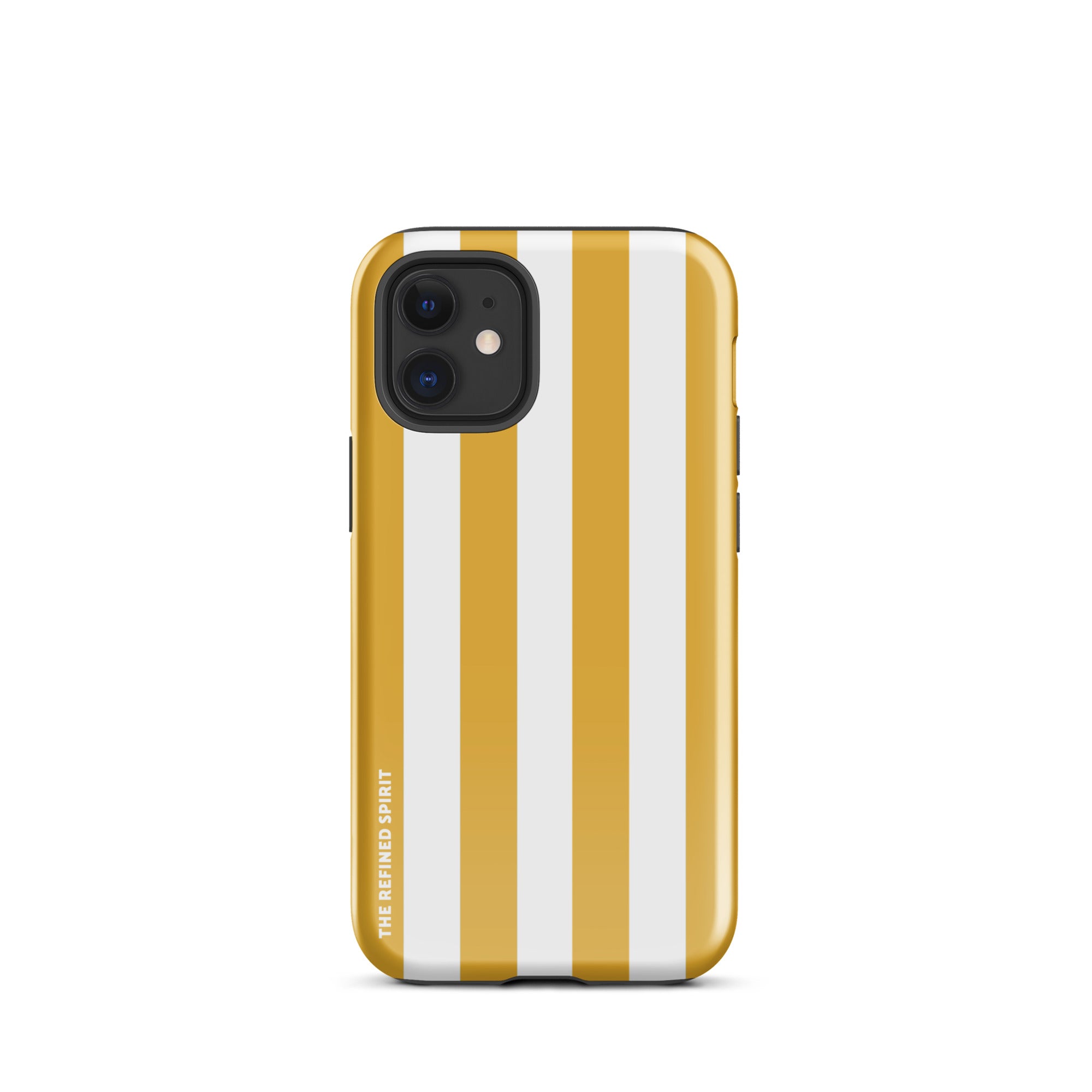 Rayures jaunes – Coque rigide pour iPhone®