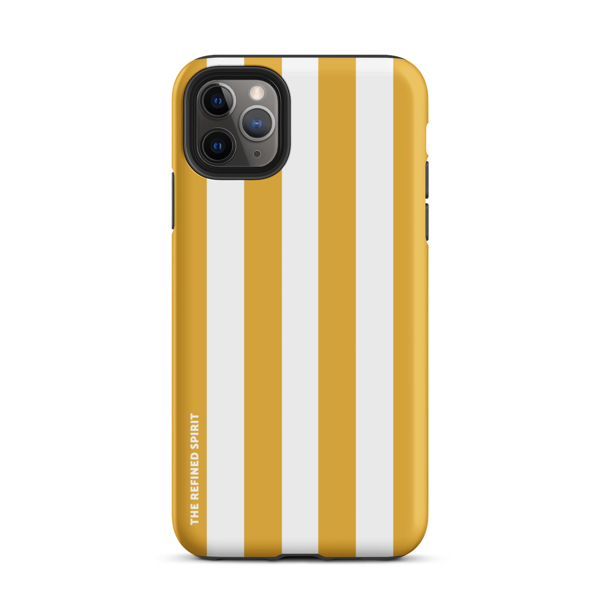 Rayures jaunes – Coque rigide pour iPhone®