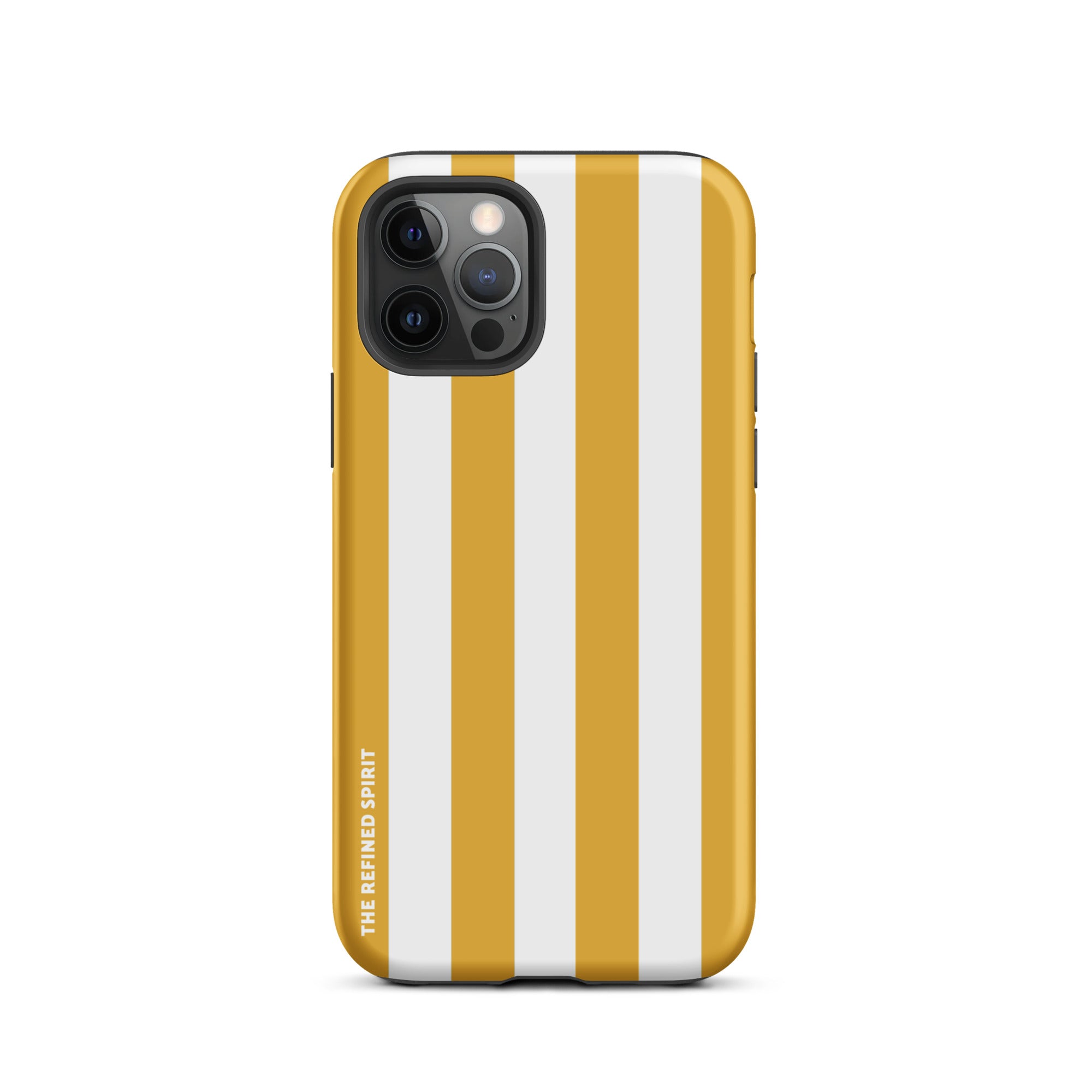 Rayures jaunes – Coque rigide pour iPhone®