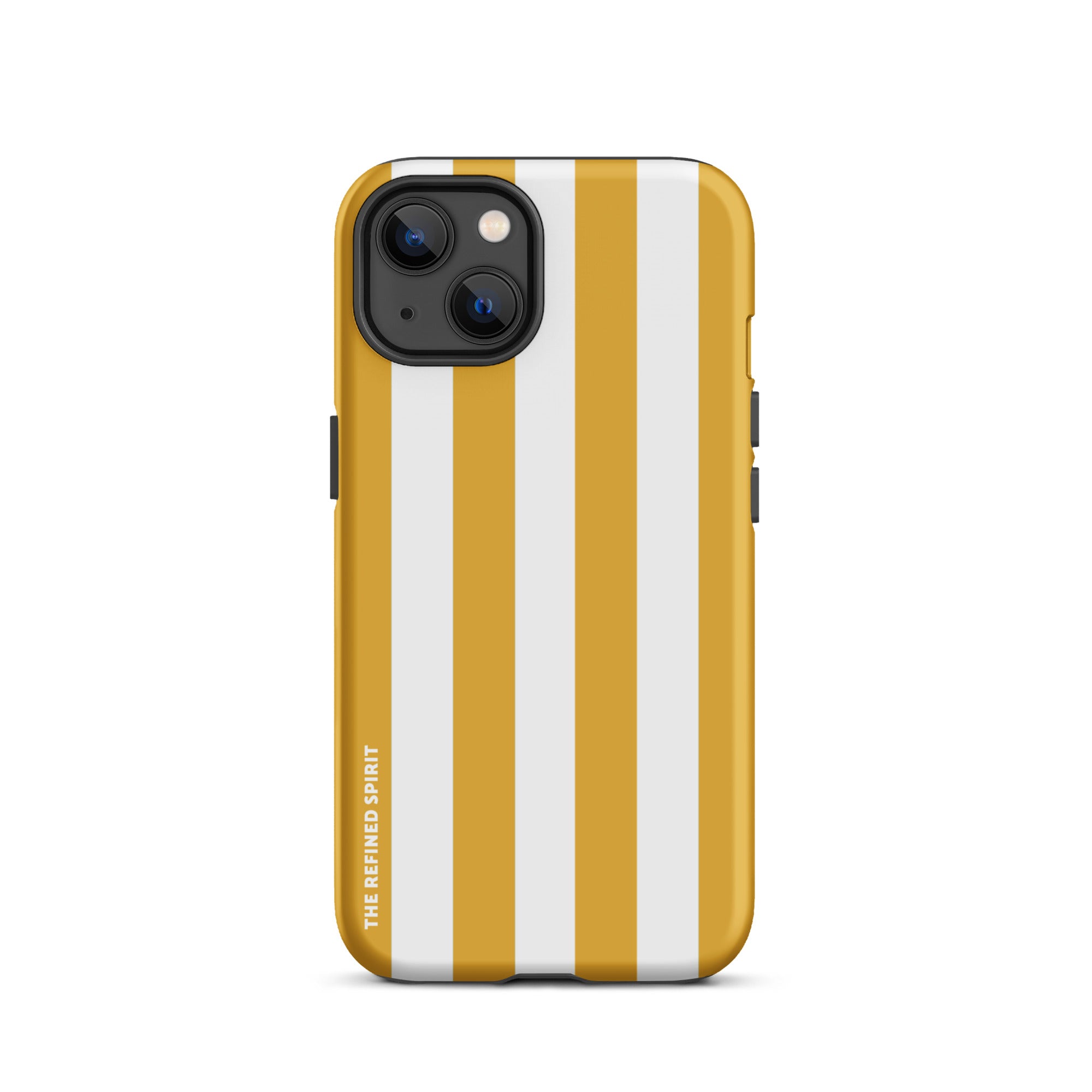 Rayures jaunes – Coque rigide pour iPhone®