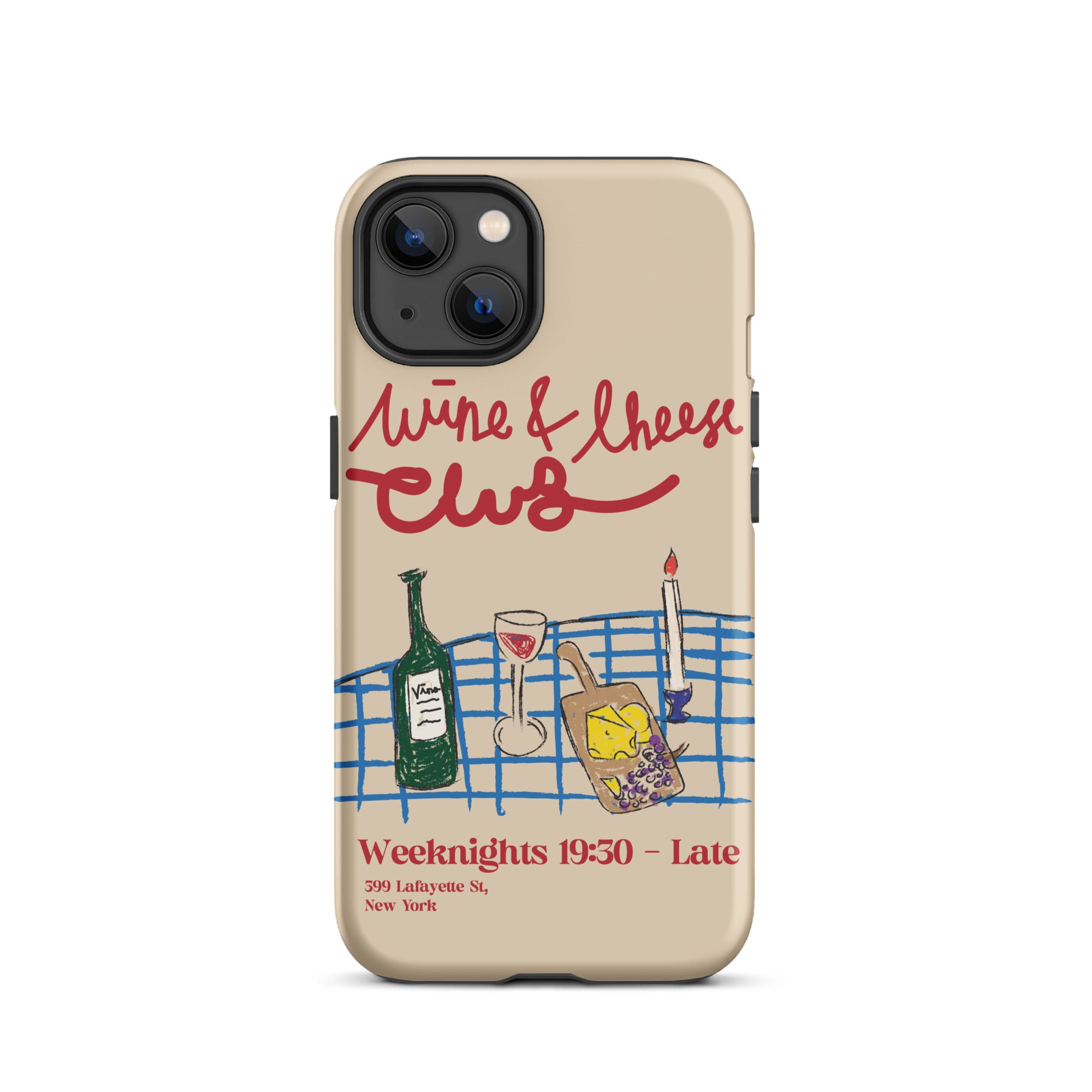 Wine & Cheese Club - Tough Case for iPhone®