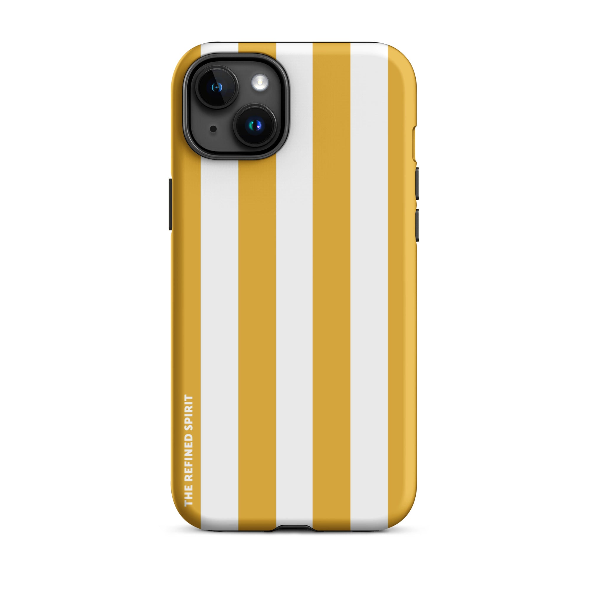 Rayures jaunes – Coque rigide pour iPhone®