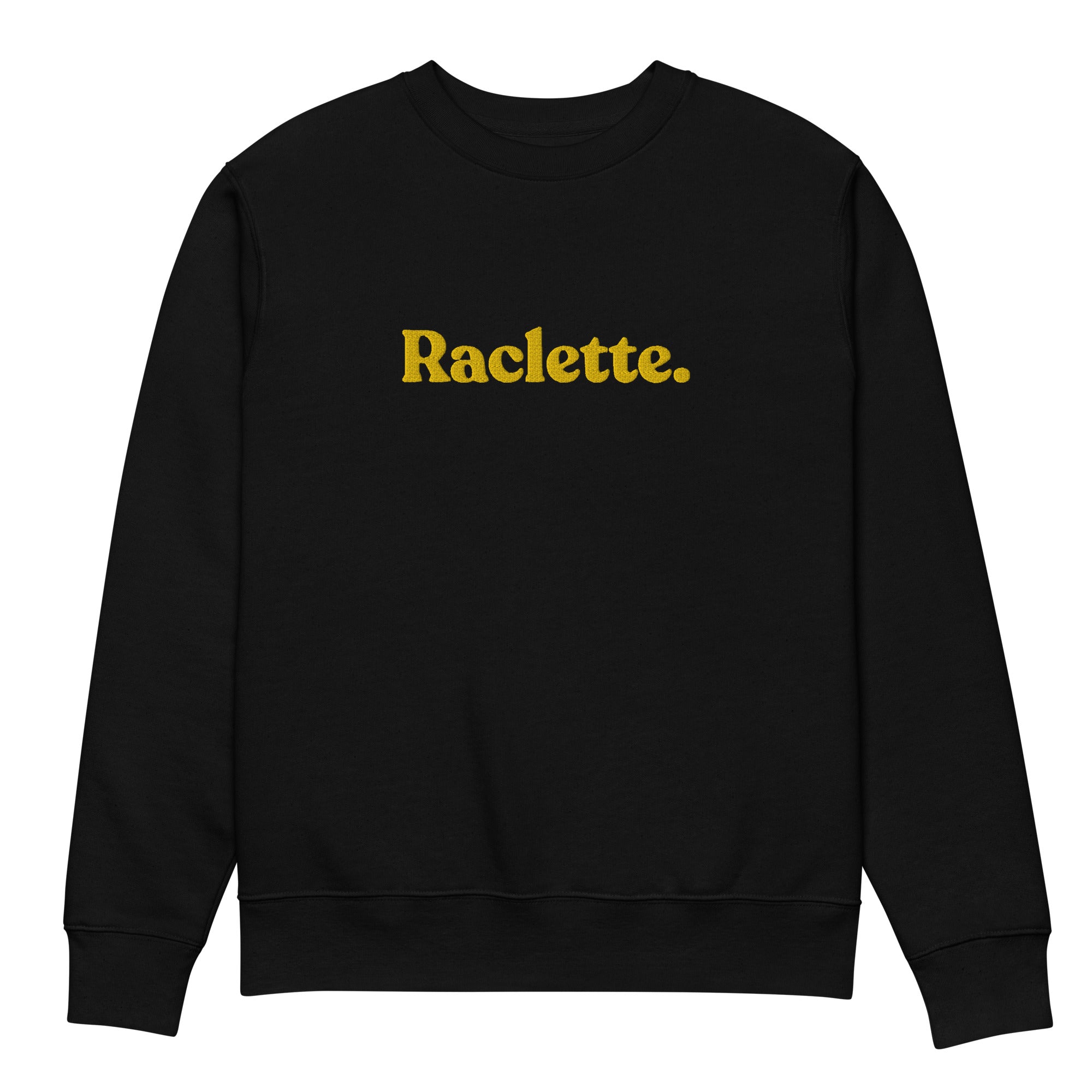 Raclette - Bio-Sweatshirt mit Stickerei