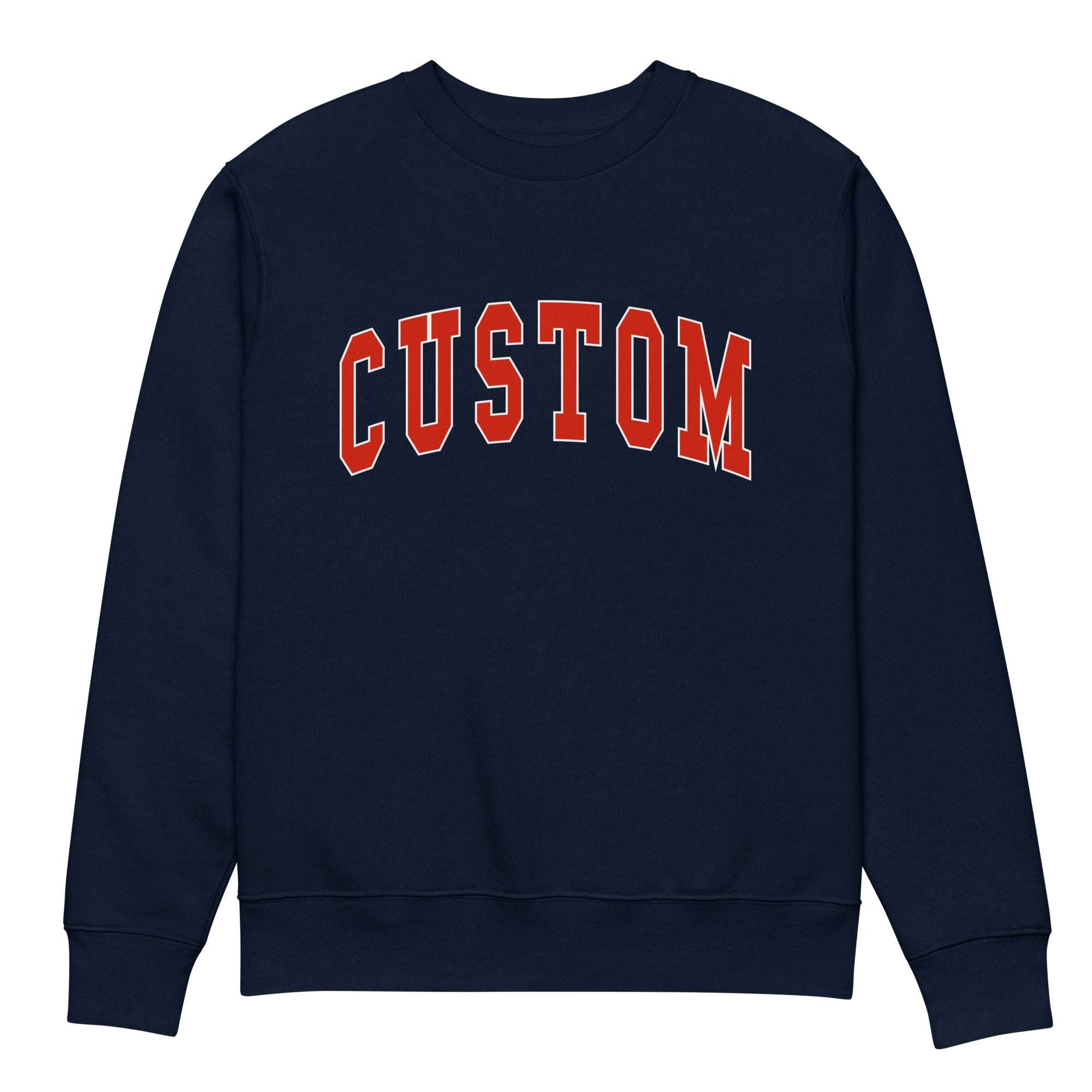 College Custom Organic Sweatshirt
