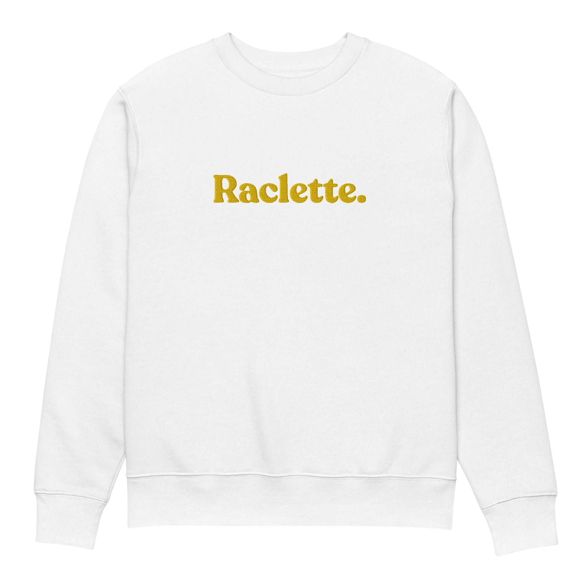 Raclette - Bio-Sweatshirt mit Stickerei