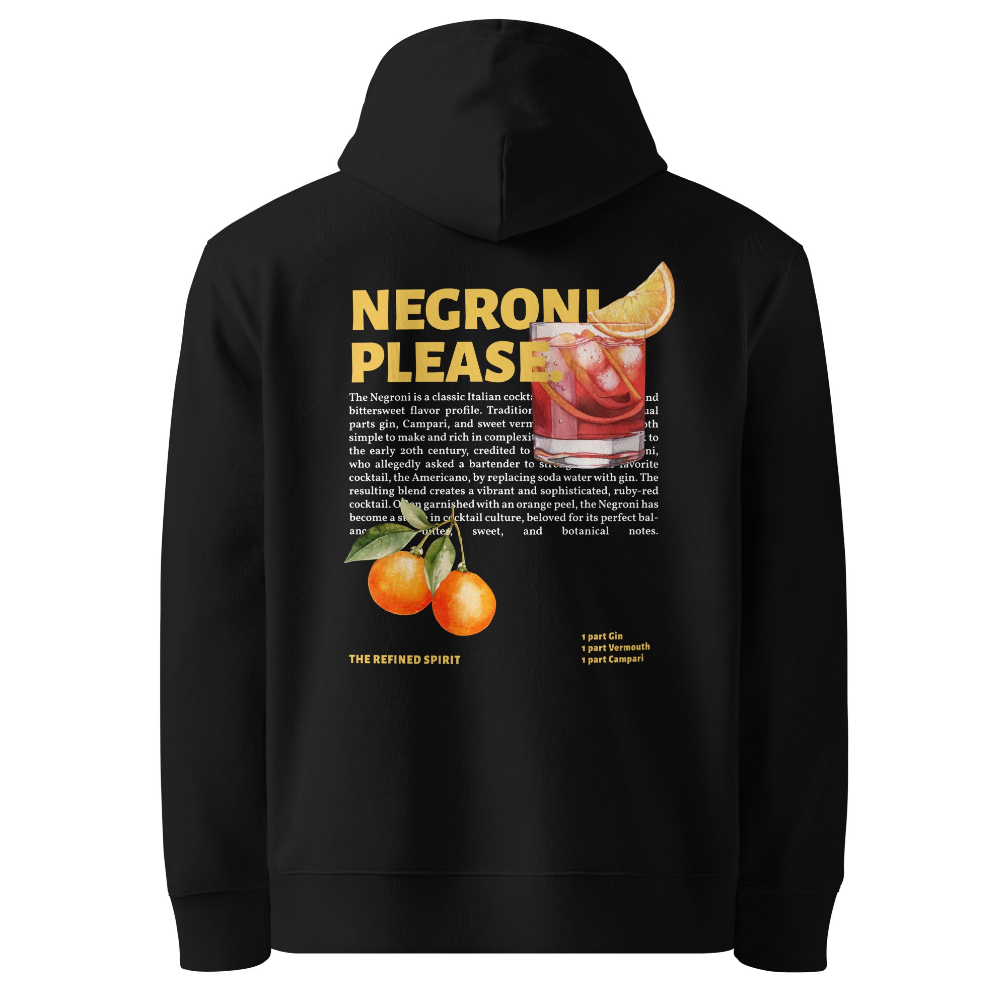 Negroni Please - Organic Hoodie