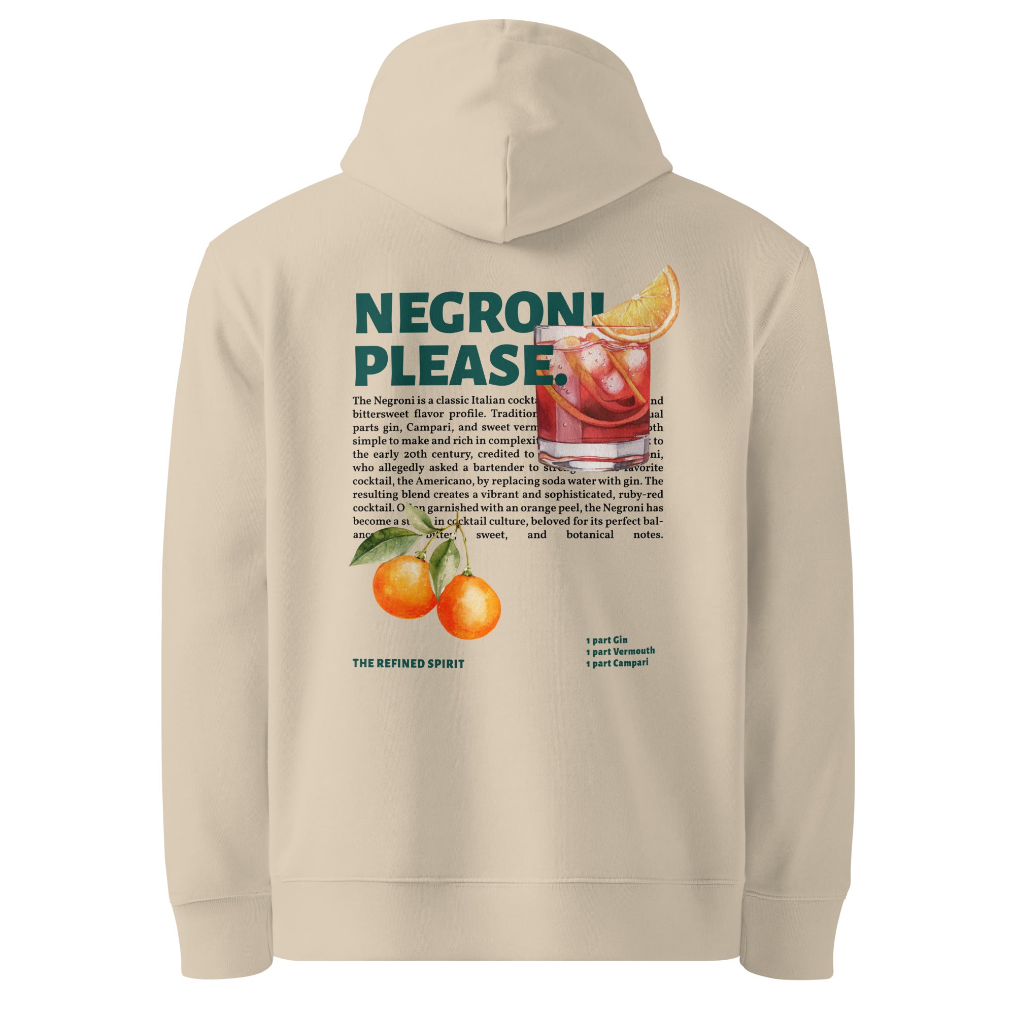 Negroni Please - Organic Hoodie