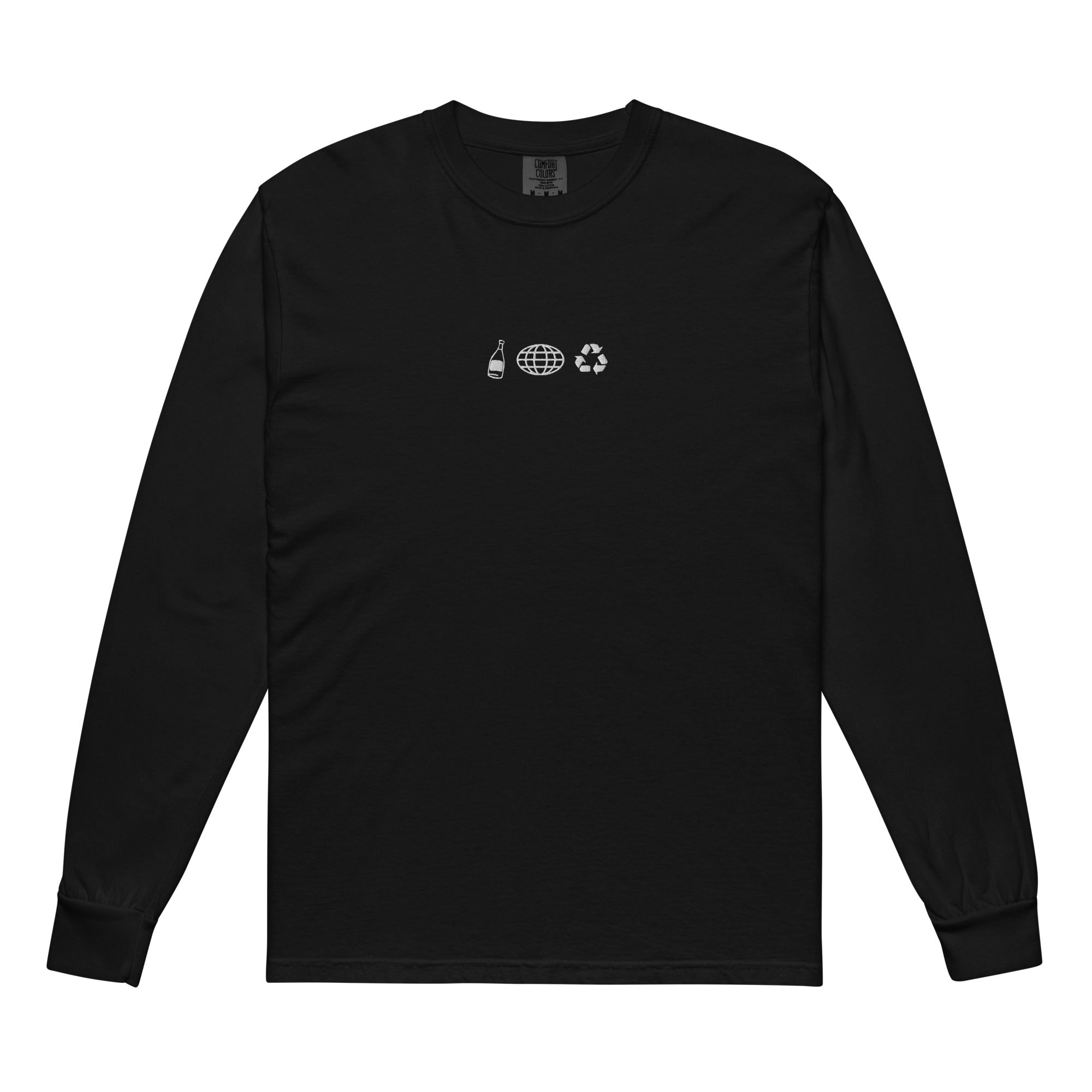 Wine is always the best answer - Heavyweight Long-Sleeve Shirt