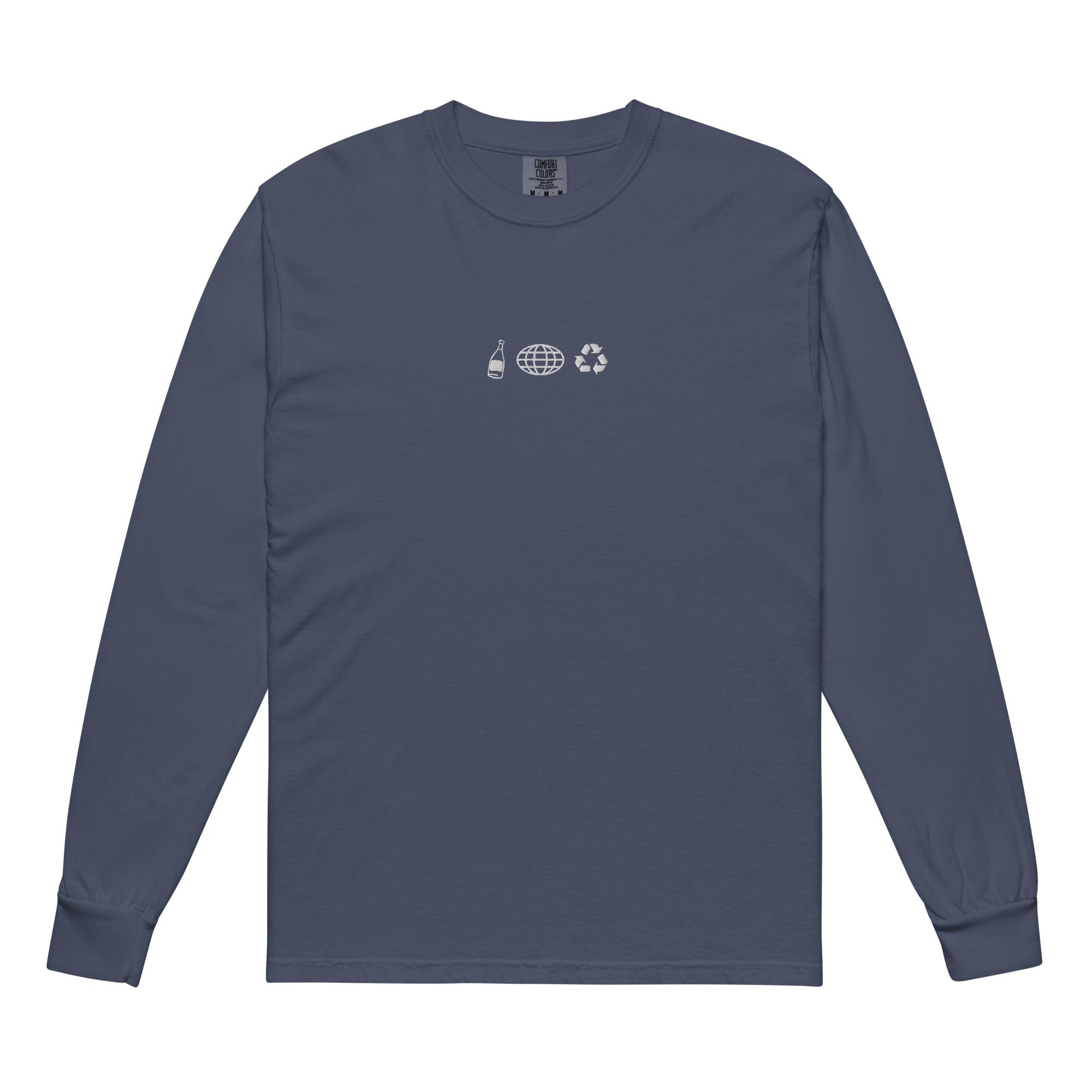 Wine is always the best answer - Heavyweight Long-Sleeve Shirt