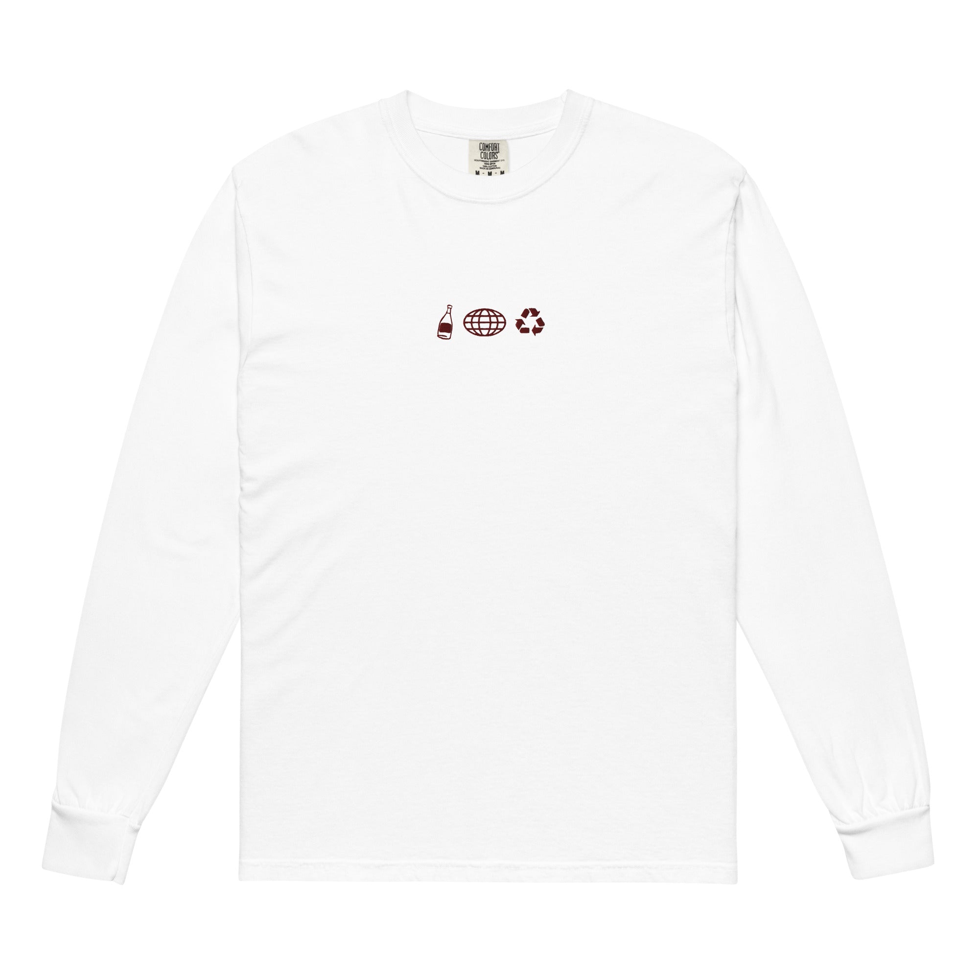 Wine is always the best answer - Heavyweight Long-Sleeve Shirt