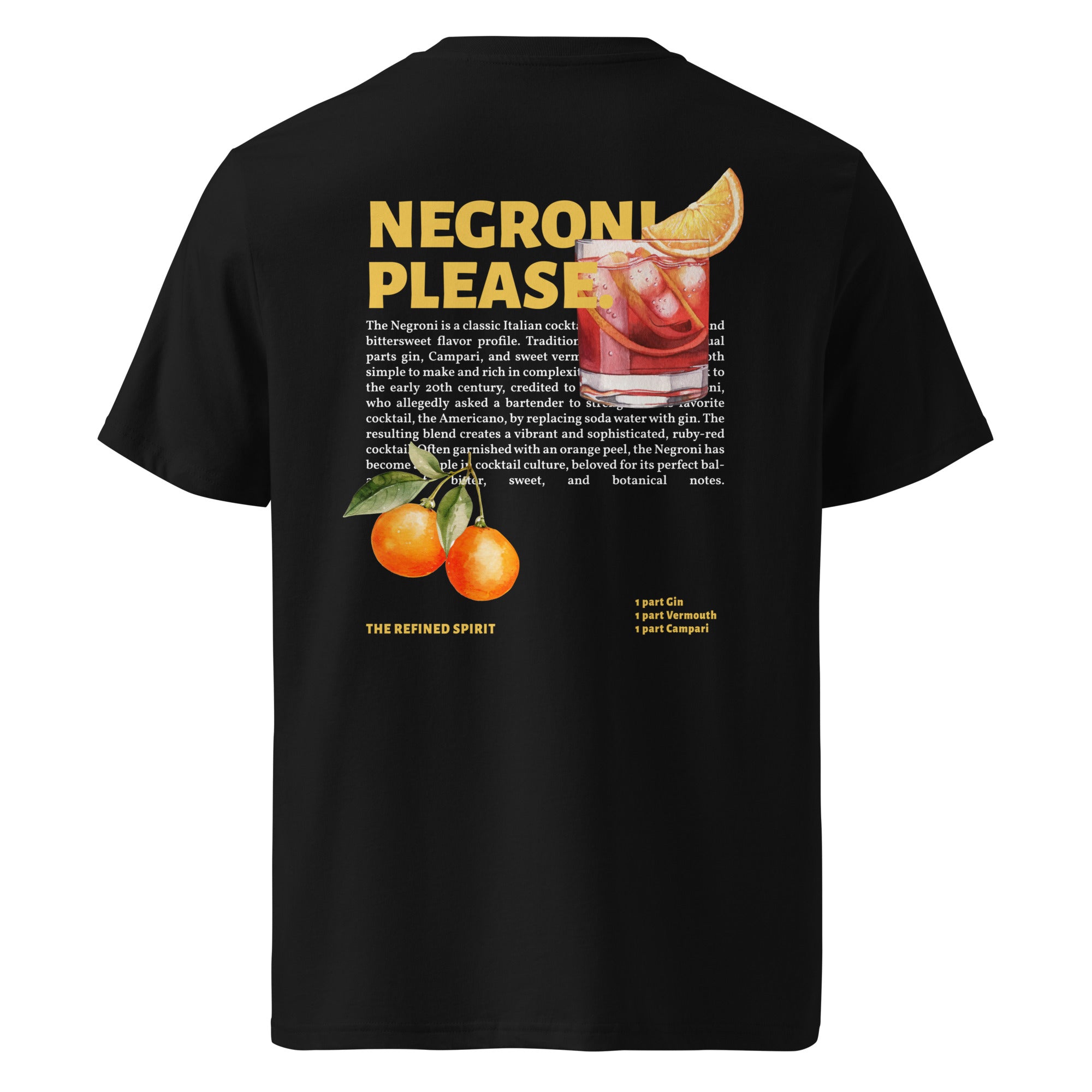 Negroni Please - Organic T-shirt