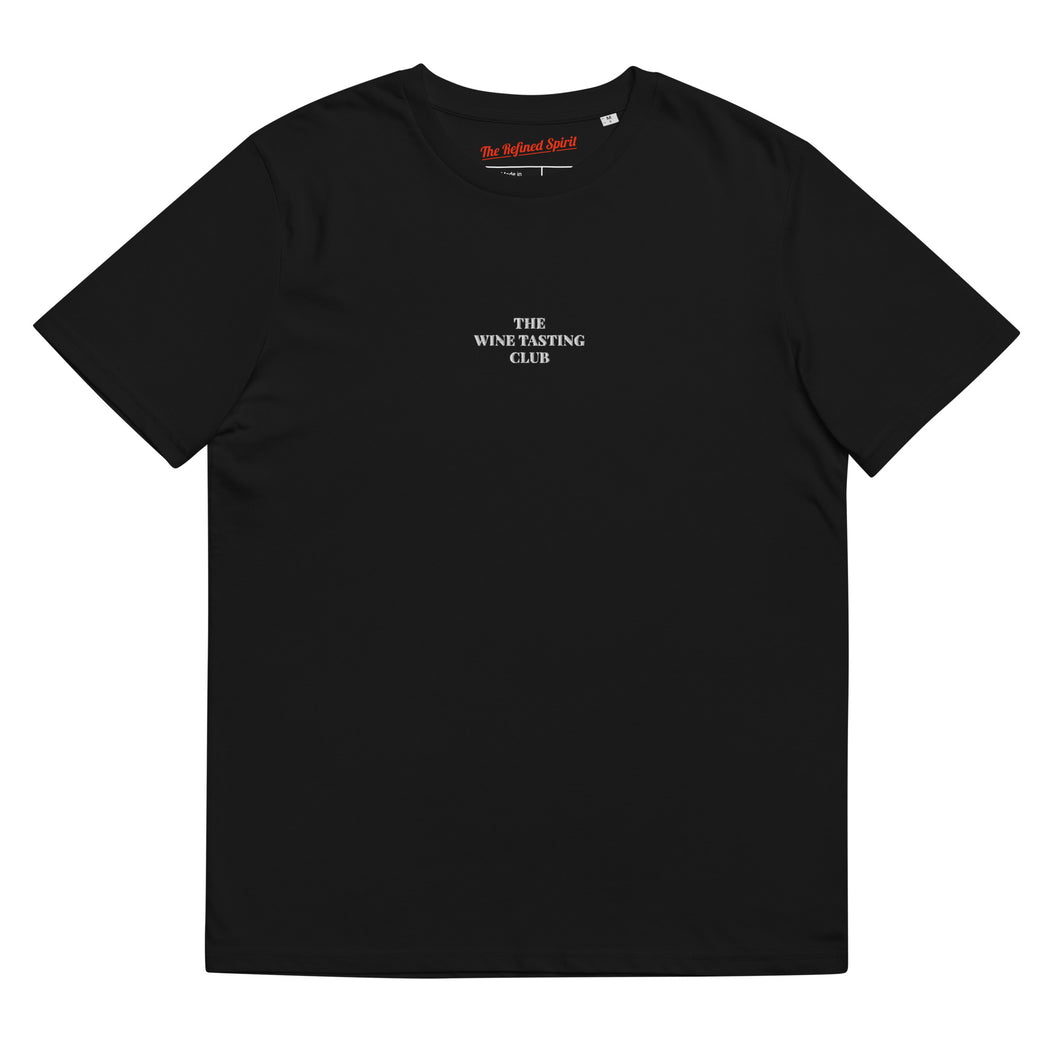 The Wine Tasting Club - Organic Embroidered T-shirt