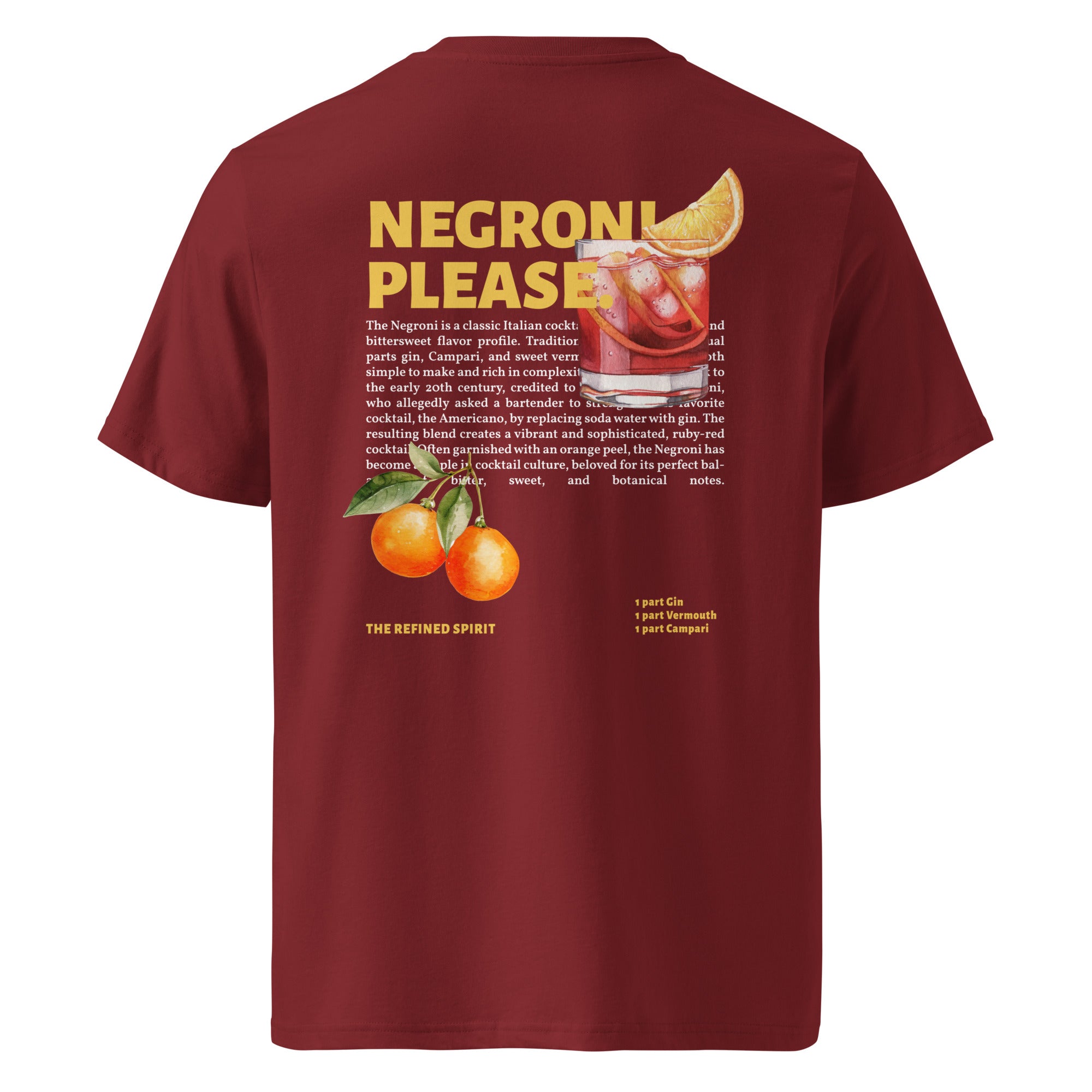 Negroni Please - Organic T-shirt