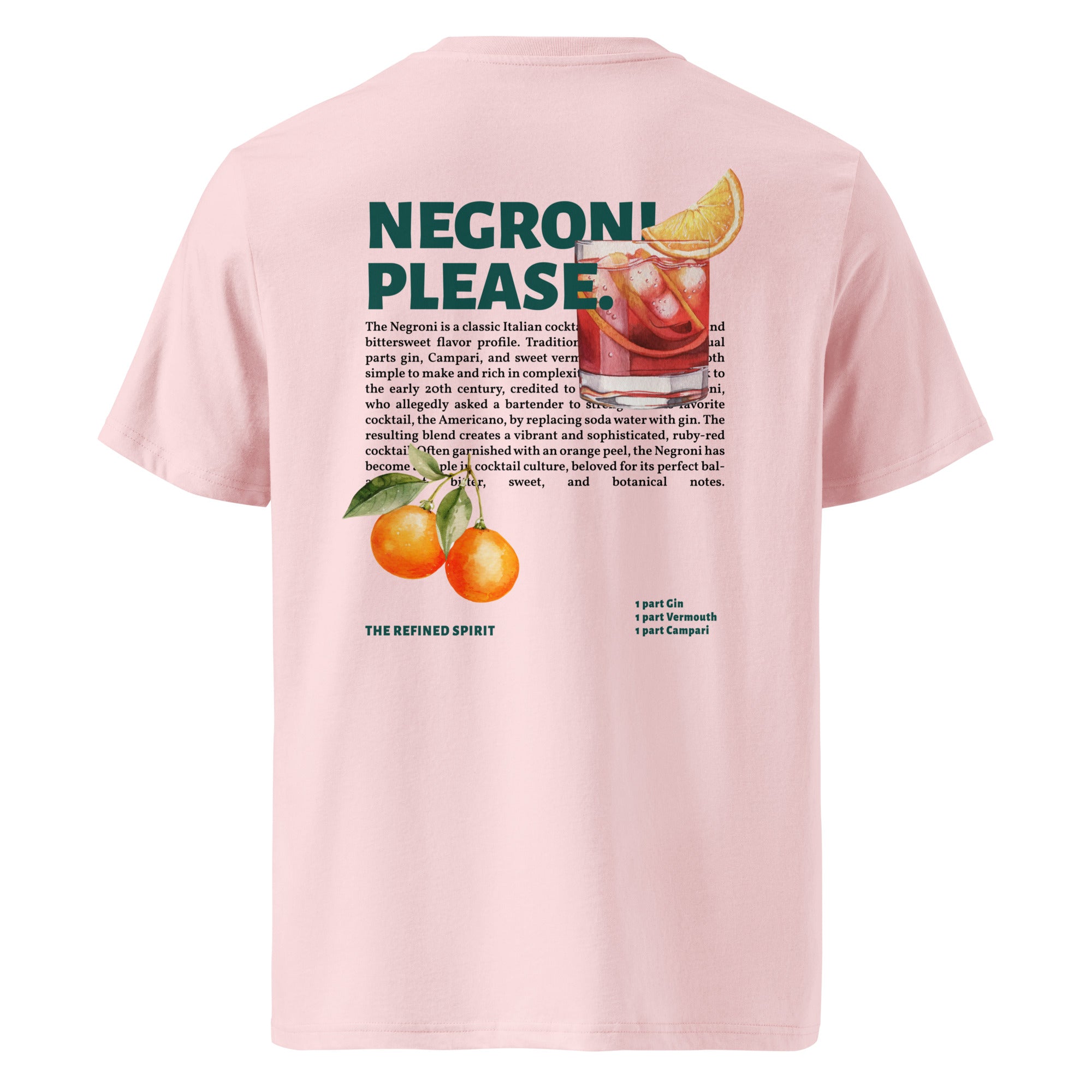 Negroni Please - Organic T-shirt