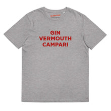 Load image into Gallery viewer, Gin Vermouth Campari - Organic T-shirt
