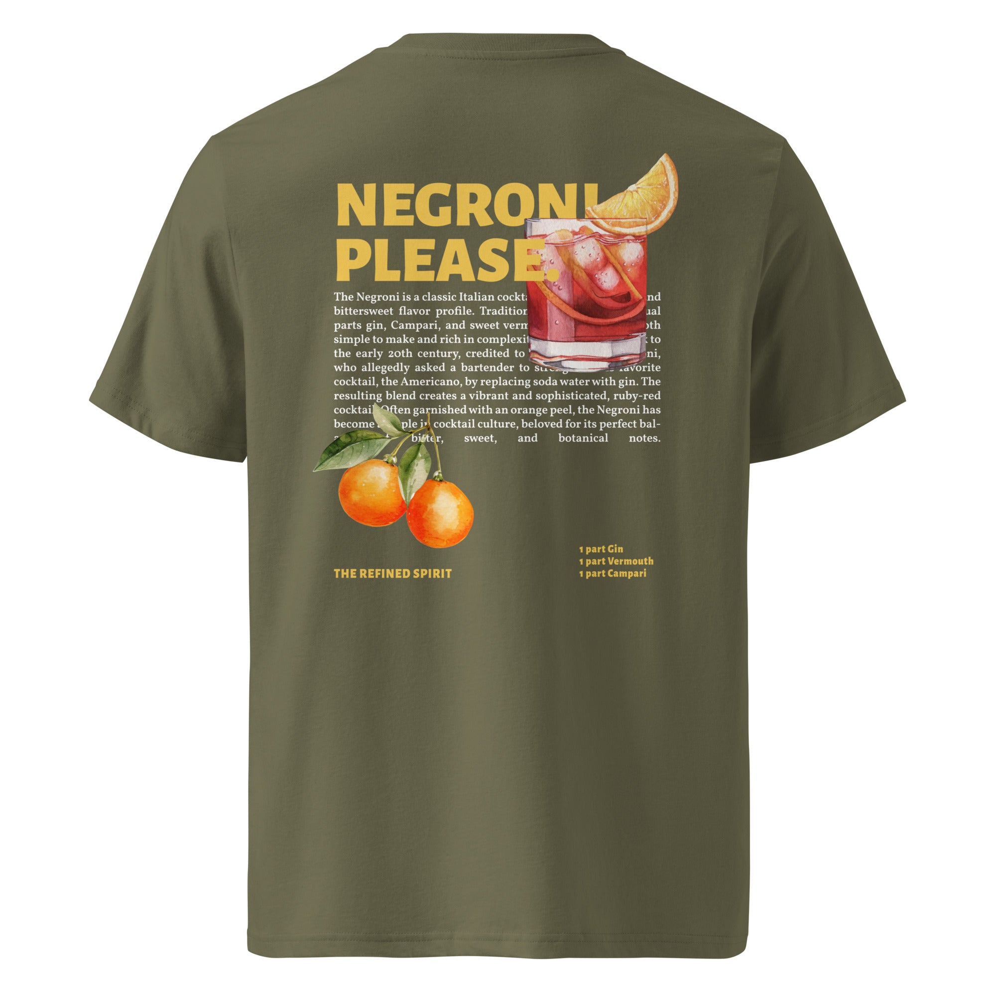 Negroni Please - T-shirt bio