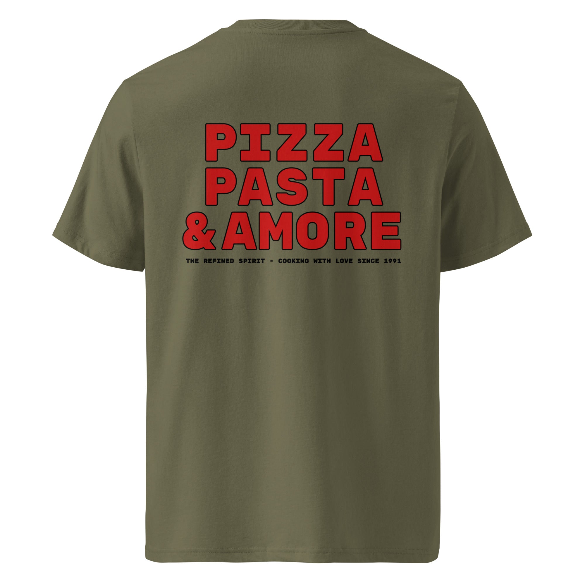 Pizza, Pasta & Amore - Organic T-shirt