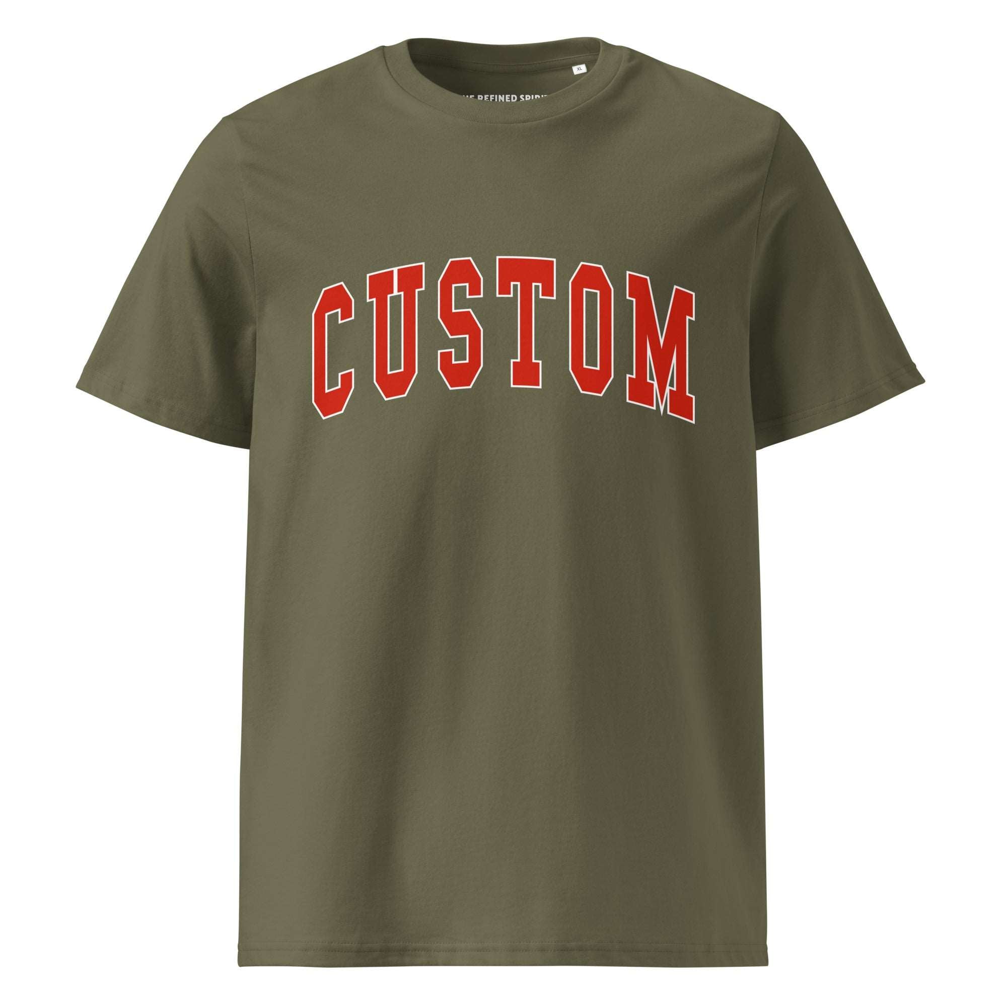 College Custom Organic T-shirt