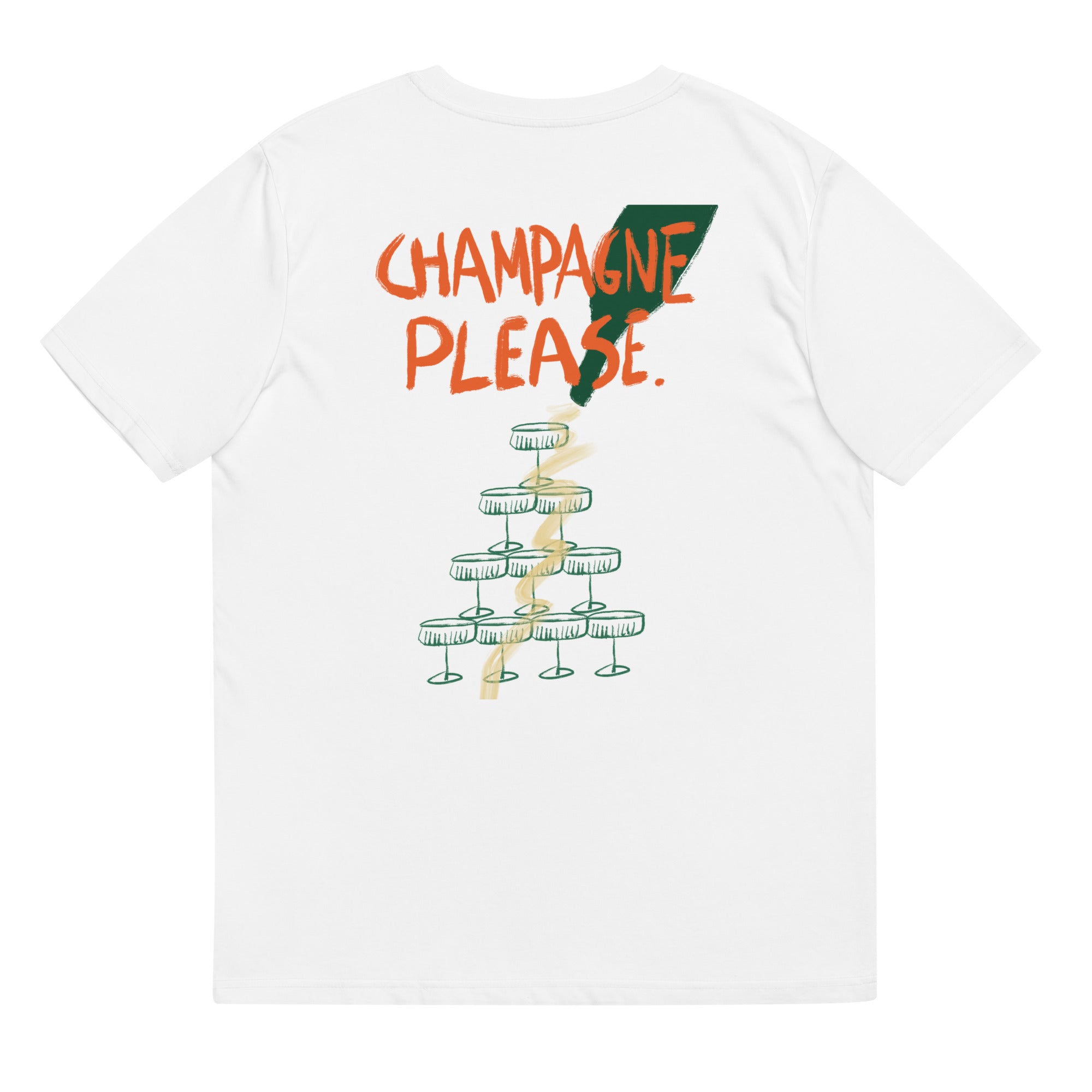 Champagne Please - Organic T-shirt