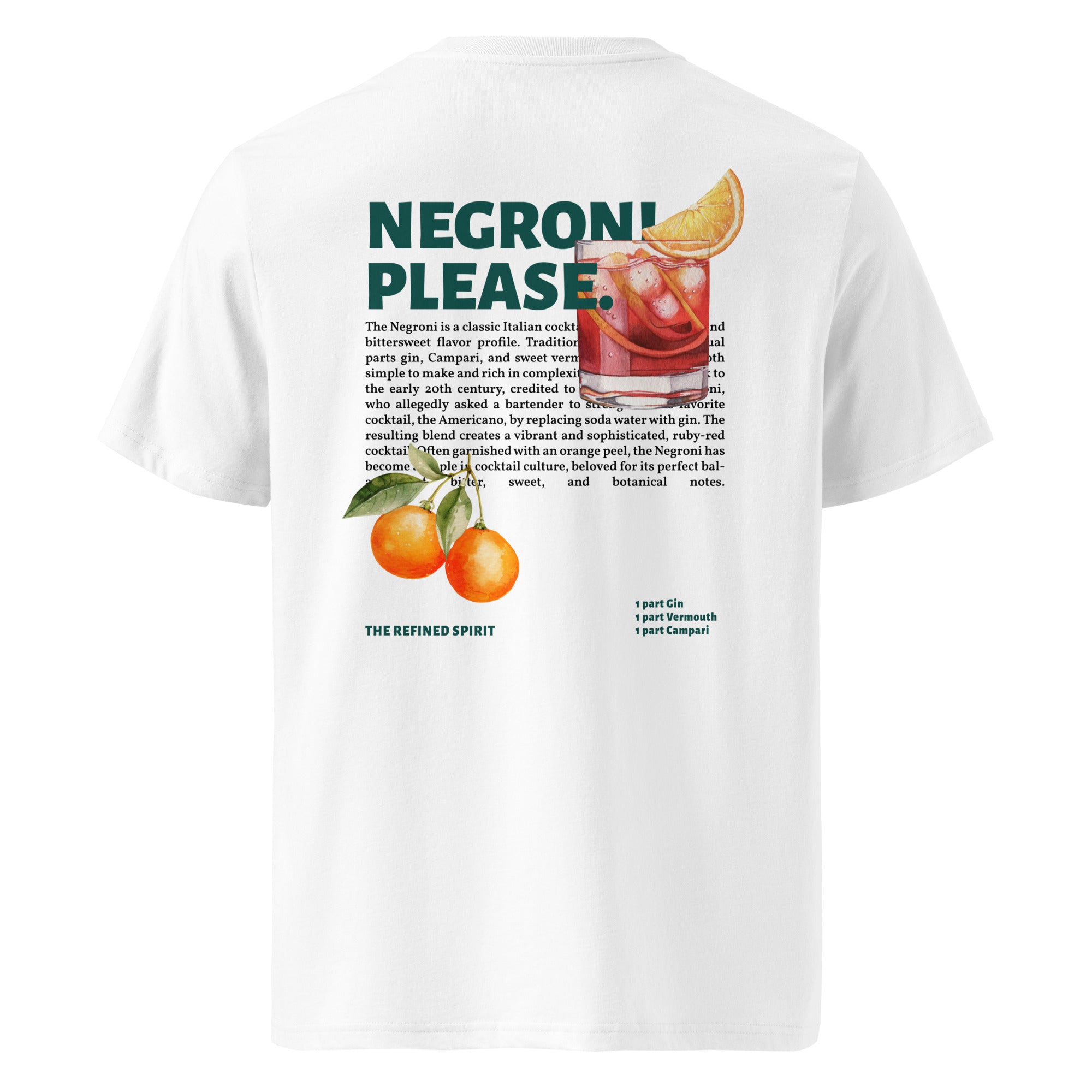 Negroni Please - T-shirt bio