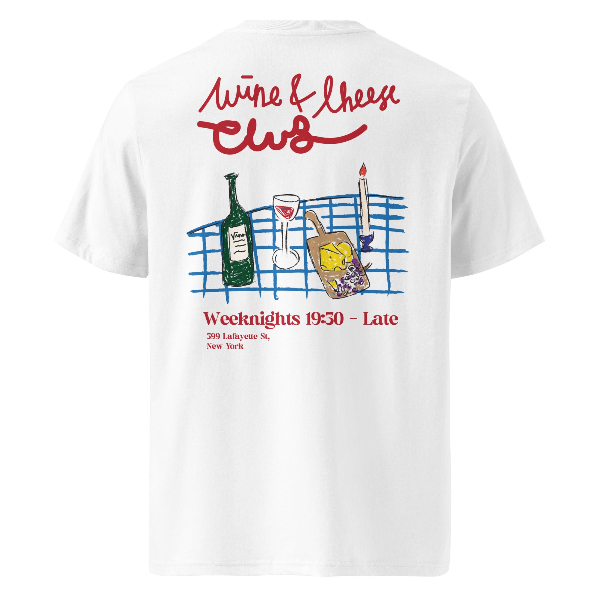 Wine & Cheese Club - Organic T-shirt