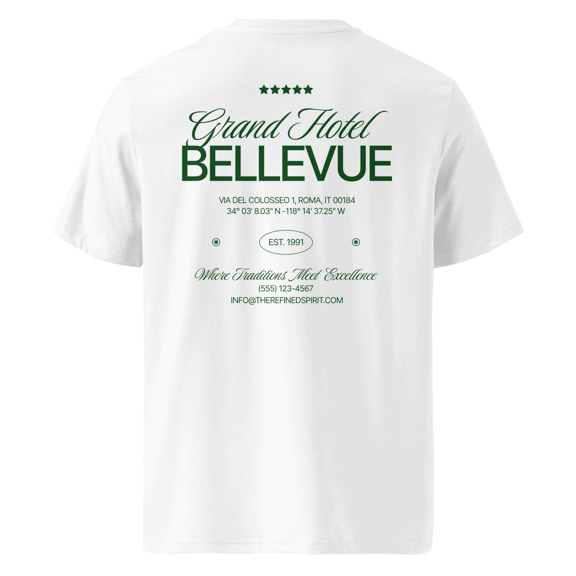 Grand Hotel Bellevue - Organic T-shirt