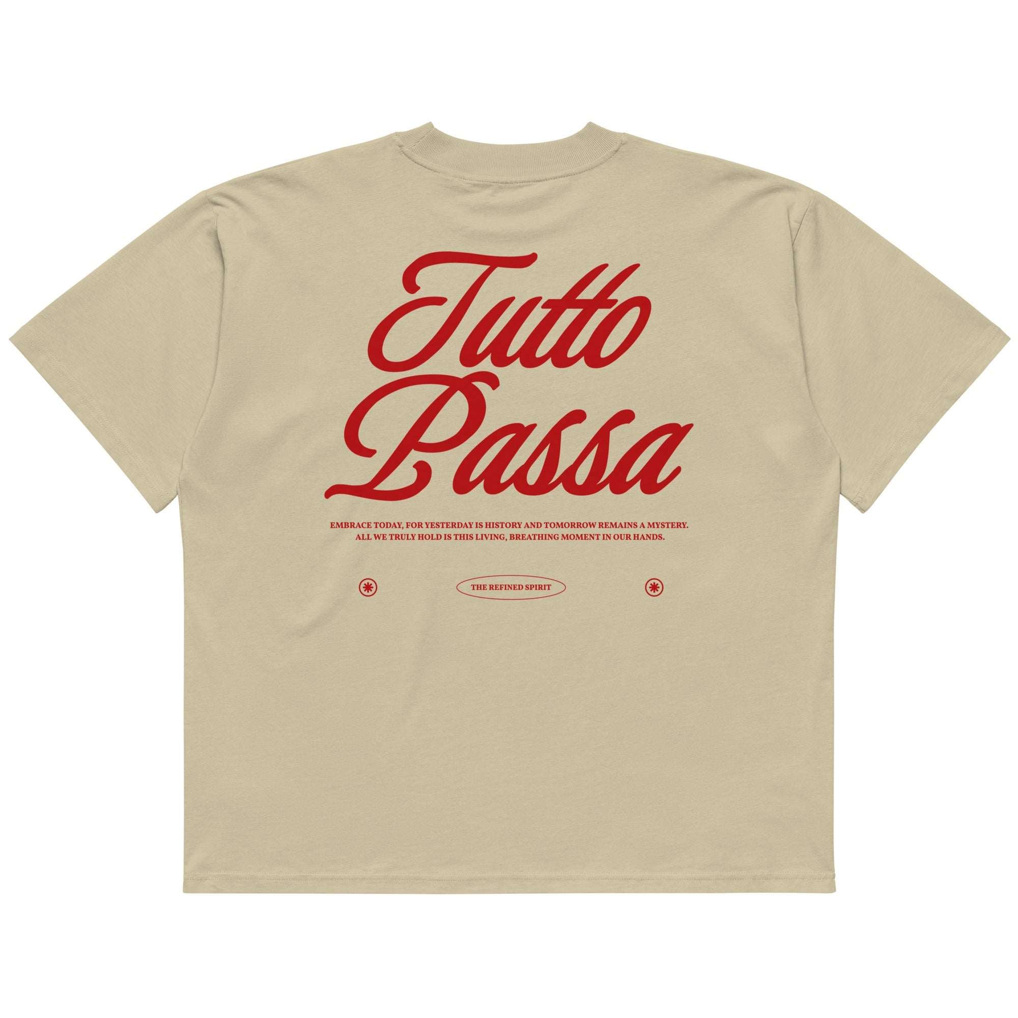 Tutto Passa - Oversized Organic T-shirt