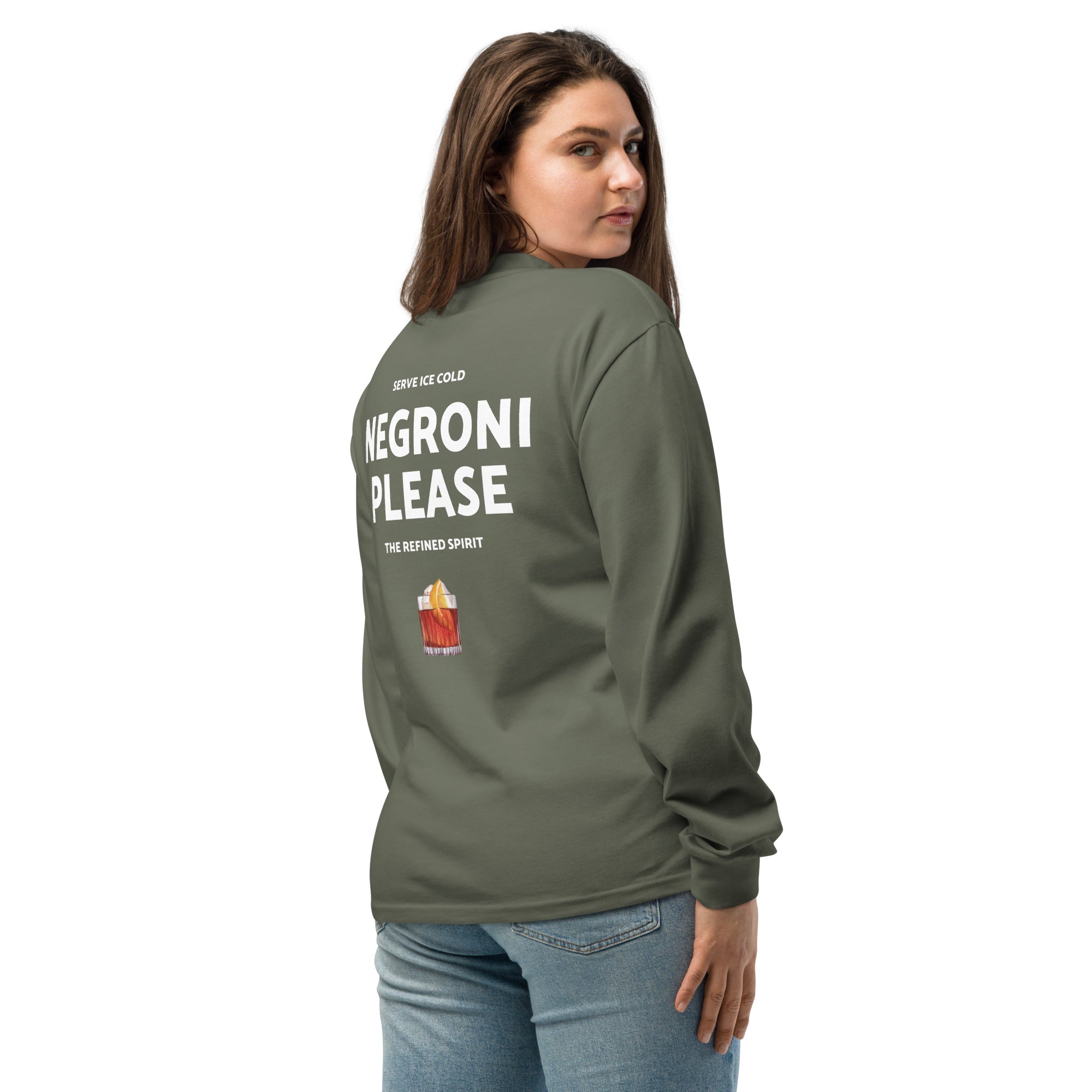 Negroni Please - Heavyweight Long Sleeve Shirt