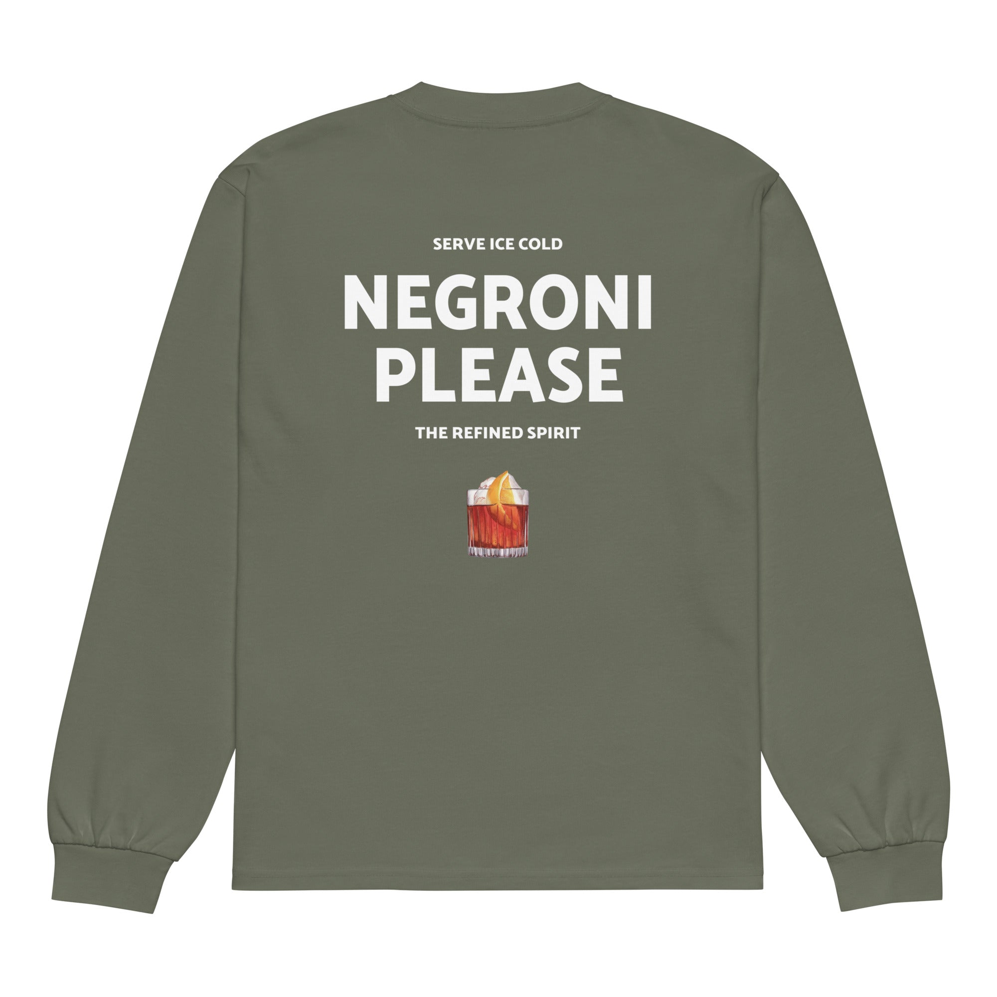 Negroni Please - Heavyweight Long Sleeve Shirt