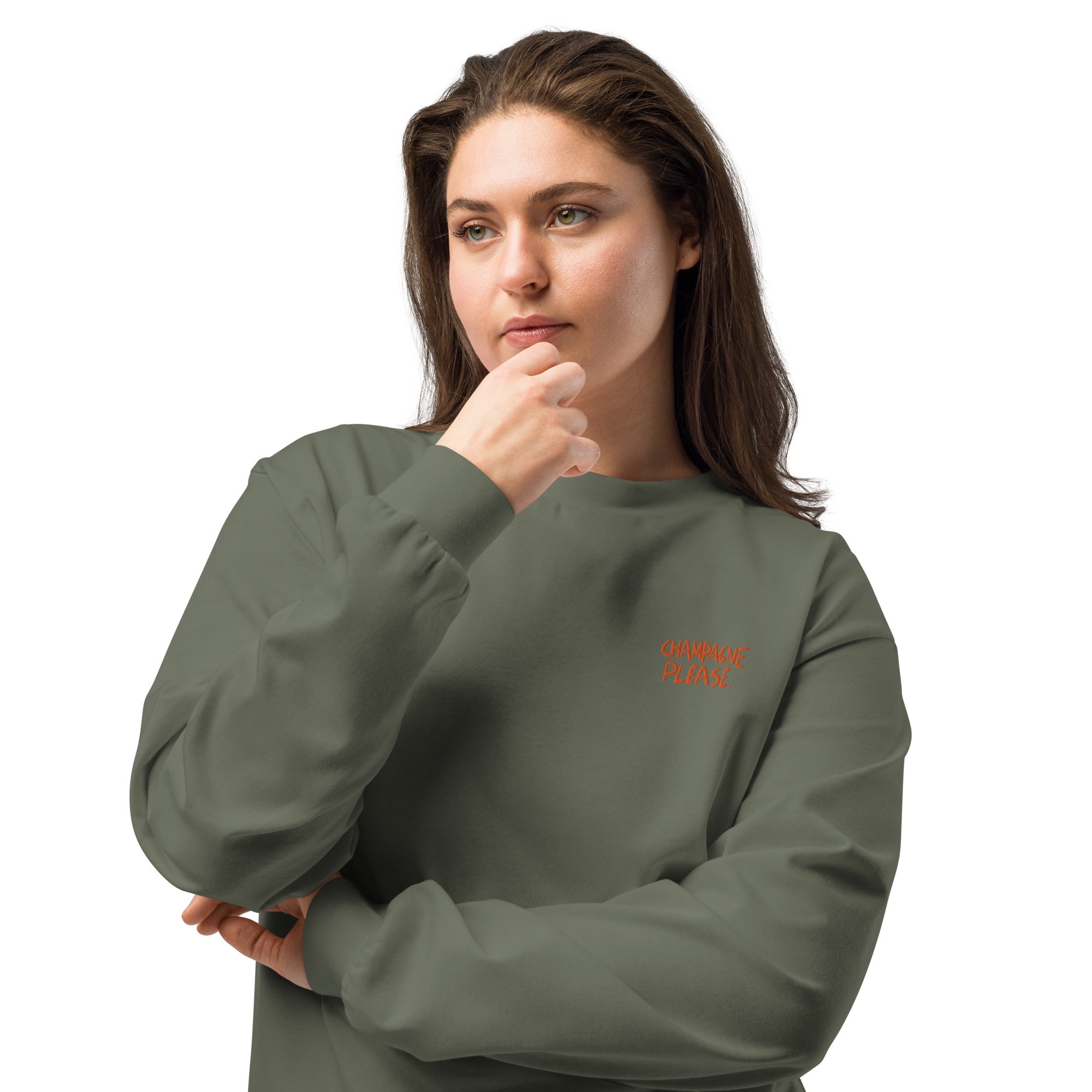 Champagne Please - Heavyweight Long Sleeve Shirt