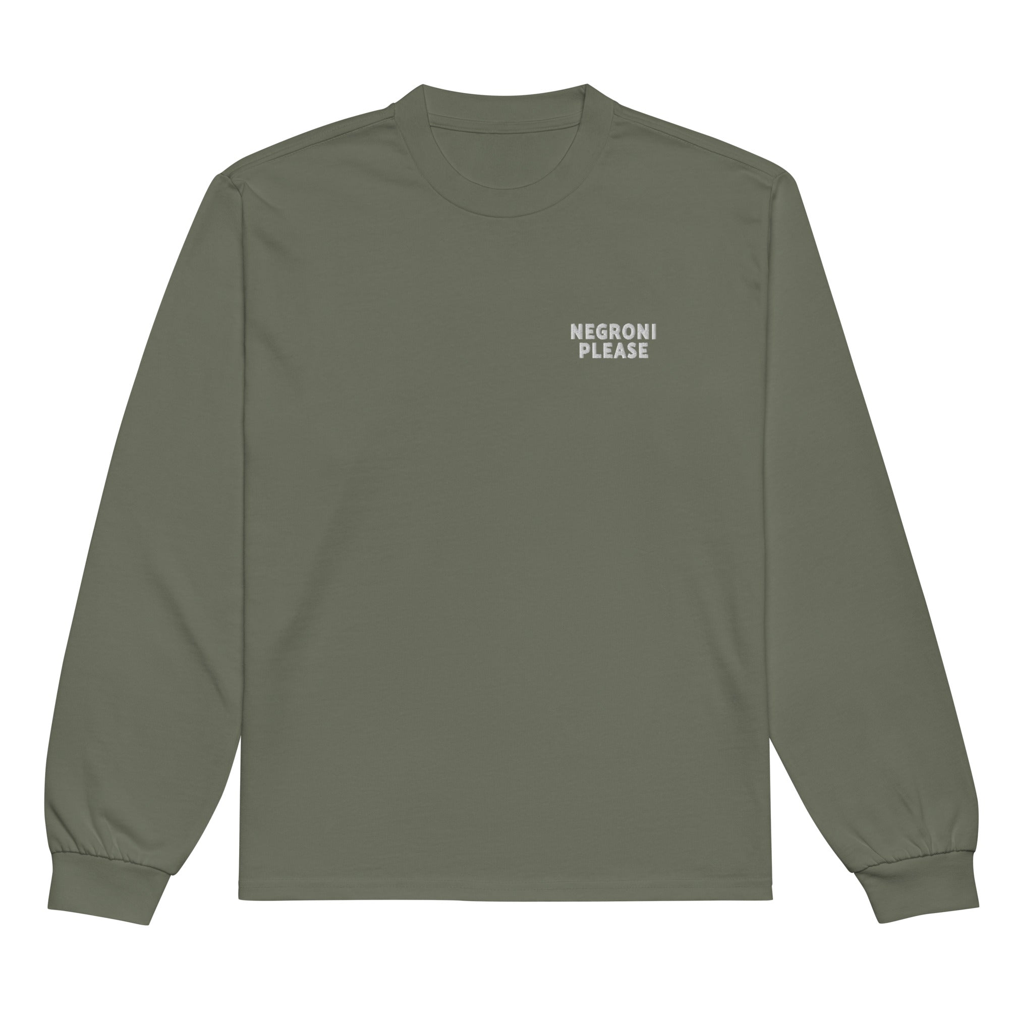 Negroni Please - Heavyweight Long Sleeve Shirt