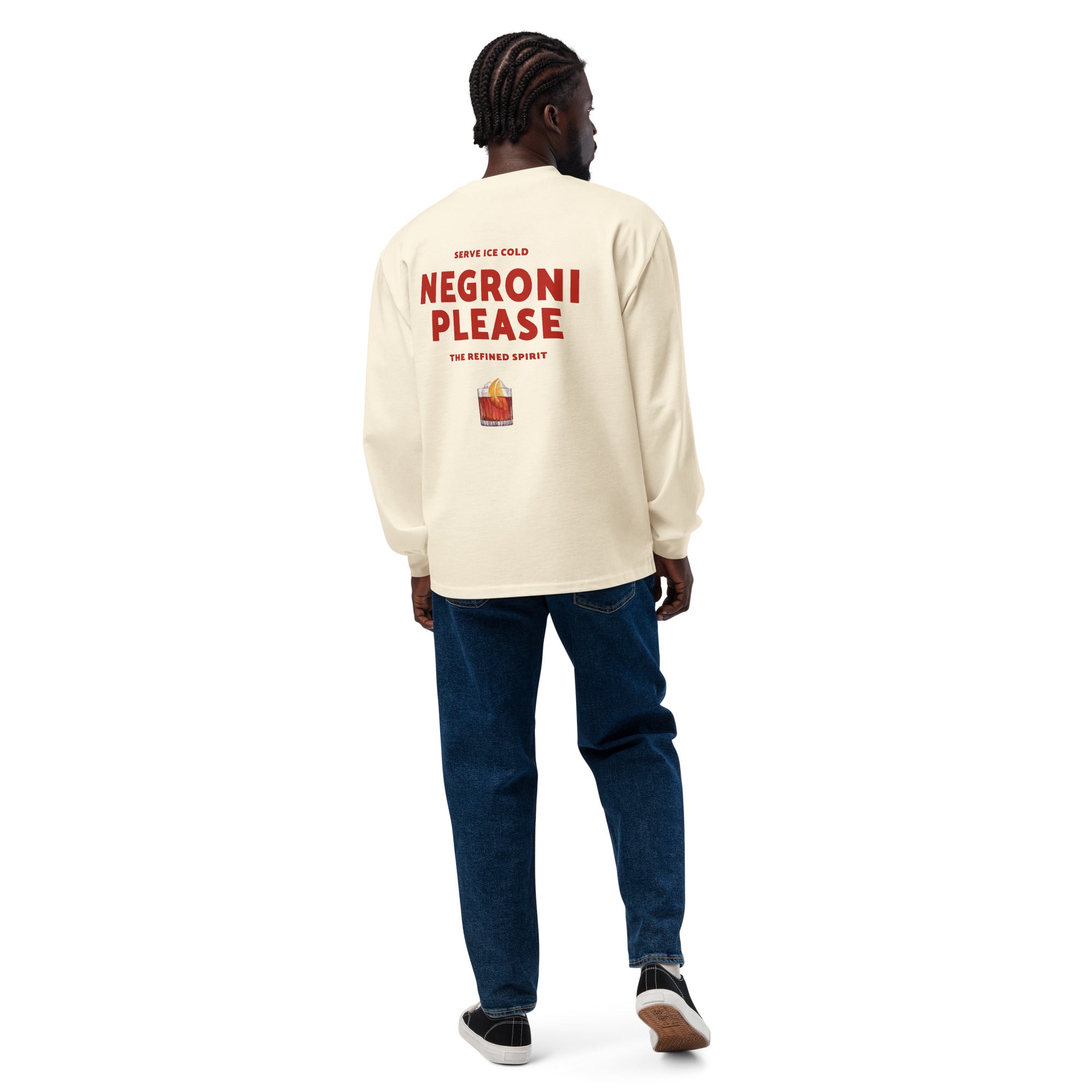 Negroni Please - Heavyweight Long Sleeve Shirt