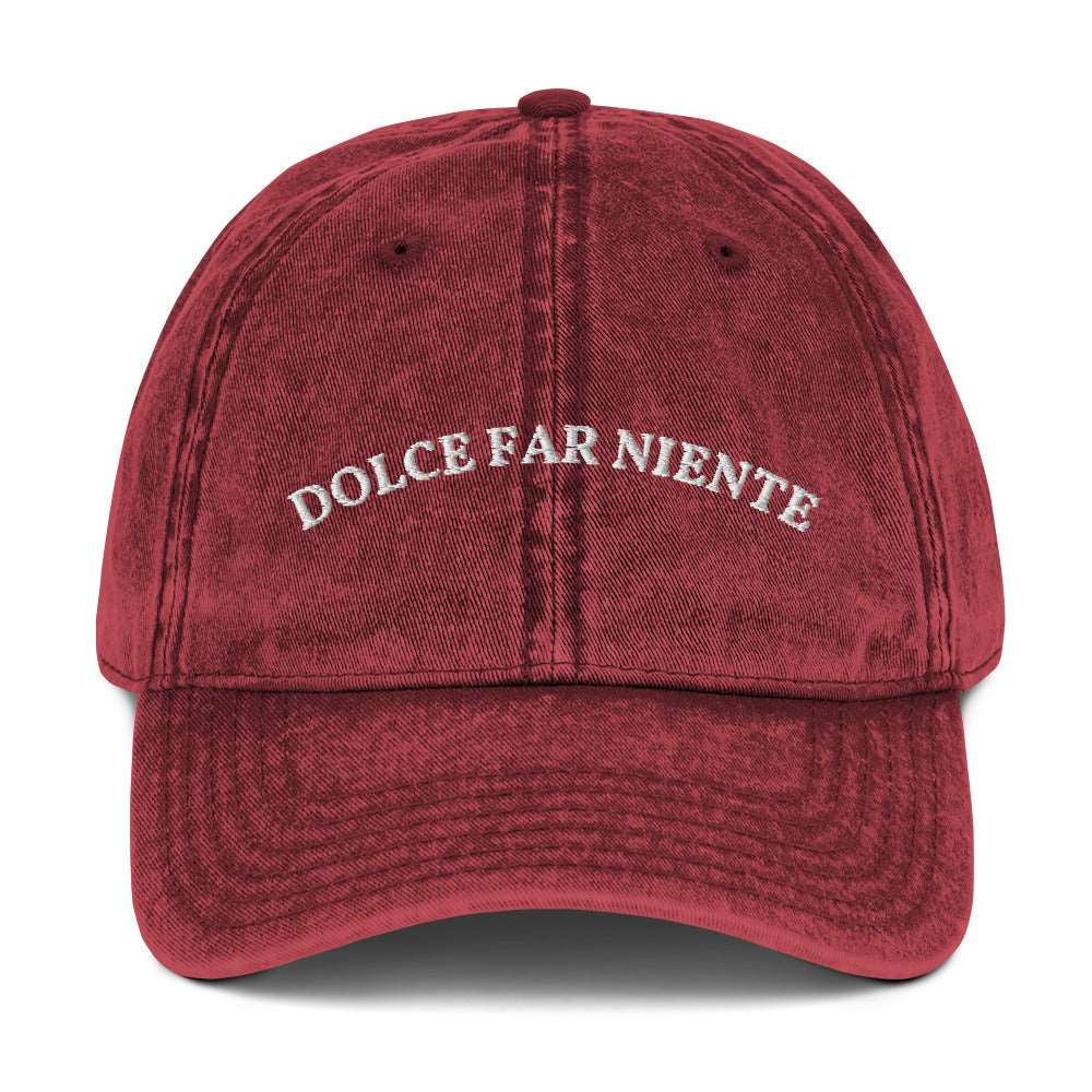 Dolce Far Niente- Vintage Cap