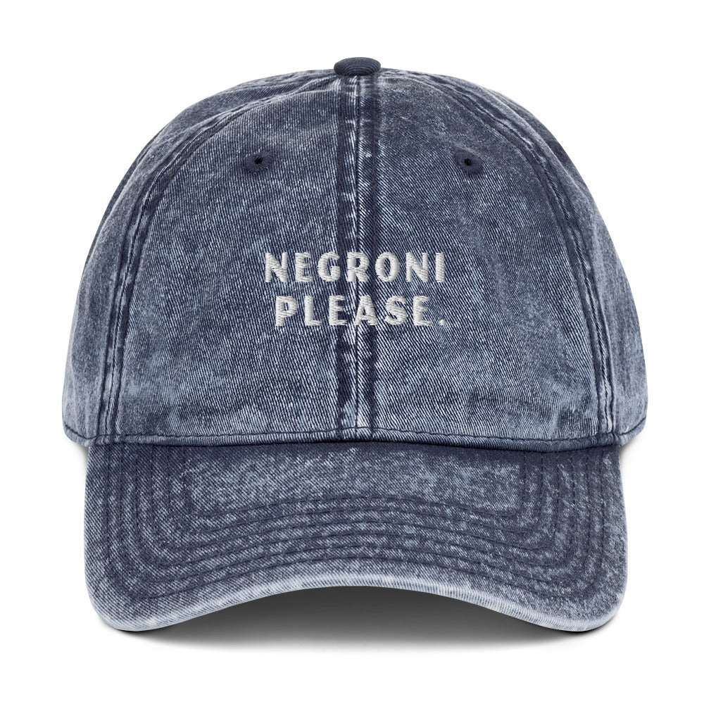 Negroni Please - Vintage Cap