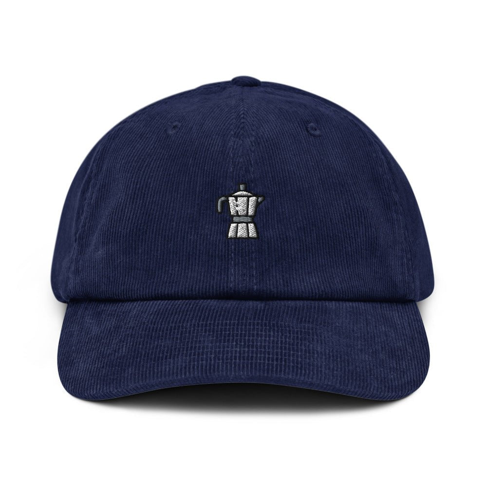 Italian Coffee - Corduroy Embroidered Cap - The Refined Spirit