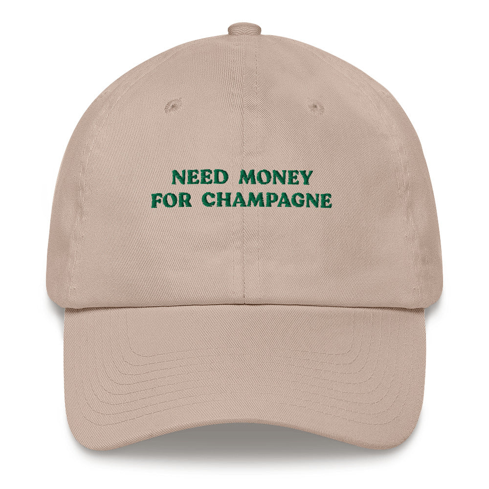 Need Money for Champagne Cap - The Refined Spirit