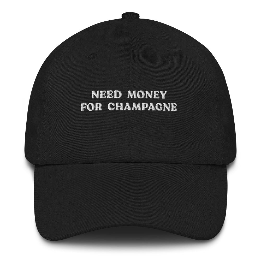Need Money for Champagne Cap - The Refined Spirit